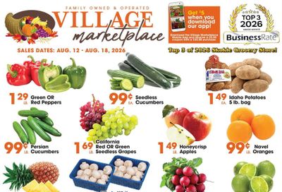 Village Market Place (Chicago–Lincolnwood Area, IL) Weekly Ad August 12 - 18, 2026