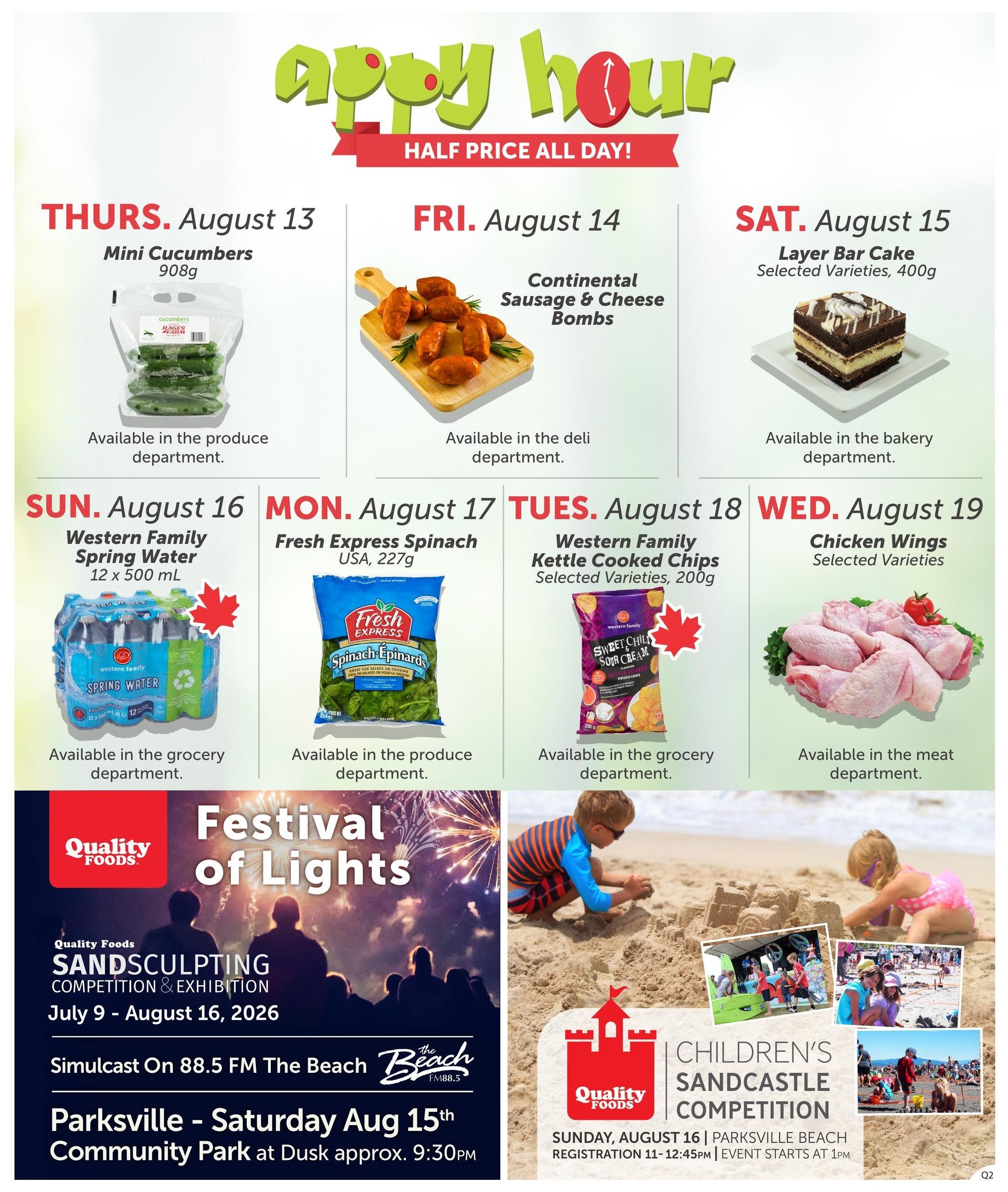 Quality Foods Flyer August 13 to 19