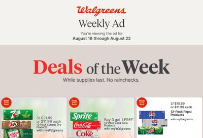 Walgreens (Honolulu–Fort Shafter Area, HI) Weekly Ad August 16 - 22, 2026