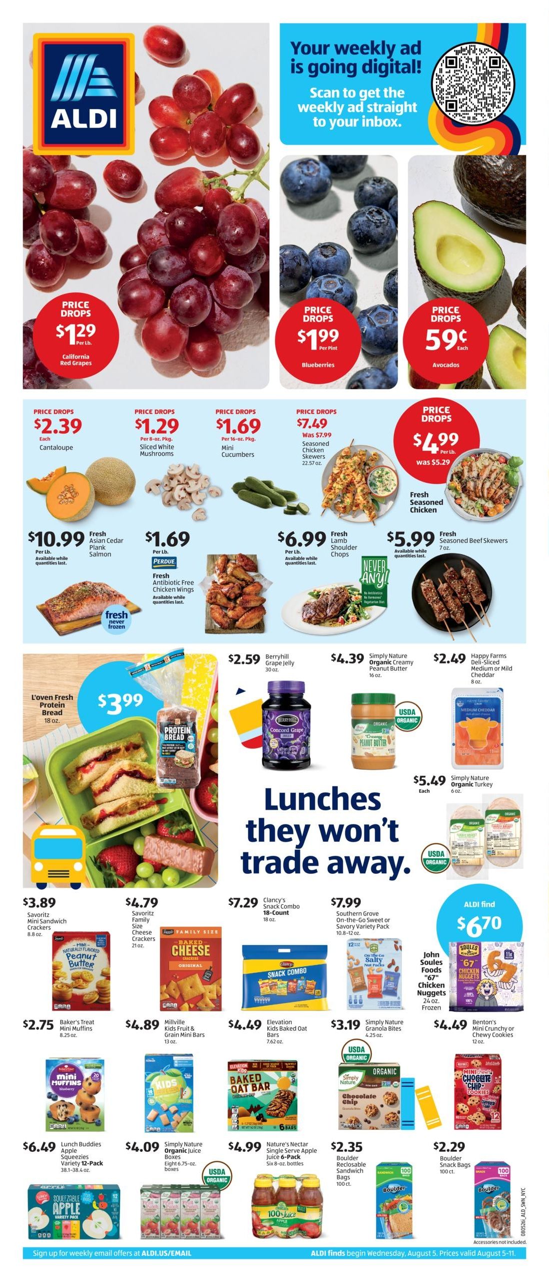 ALDI (Yonkers Area, NY) Weekly Ad August 12 - 18, 2026