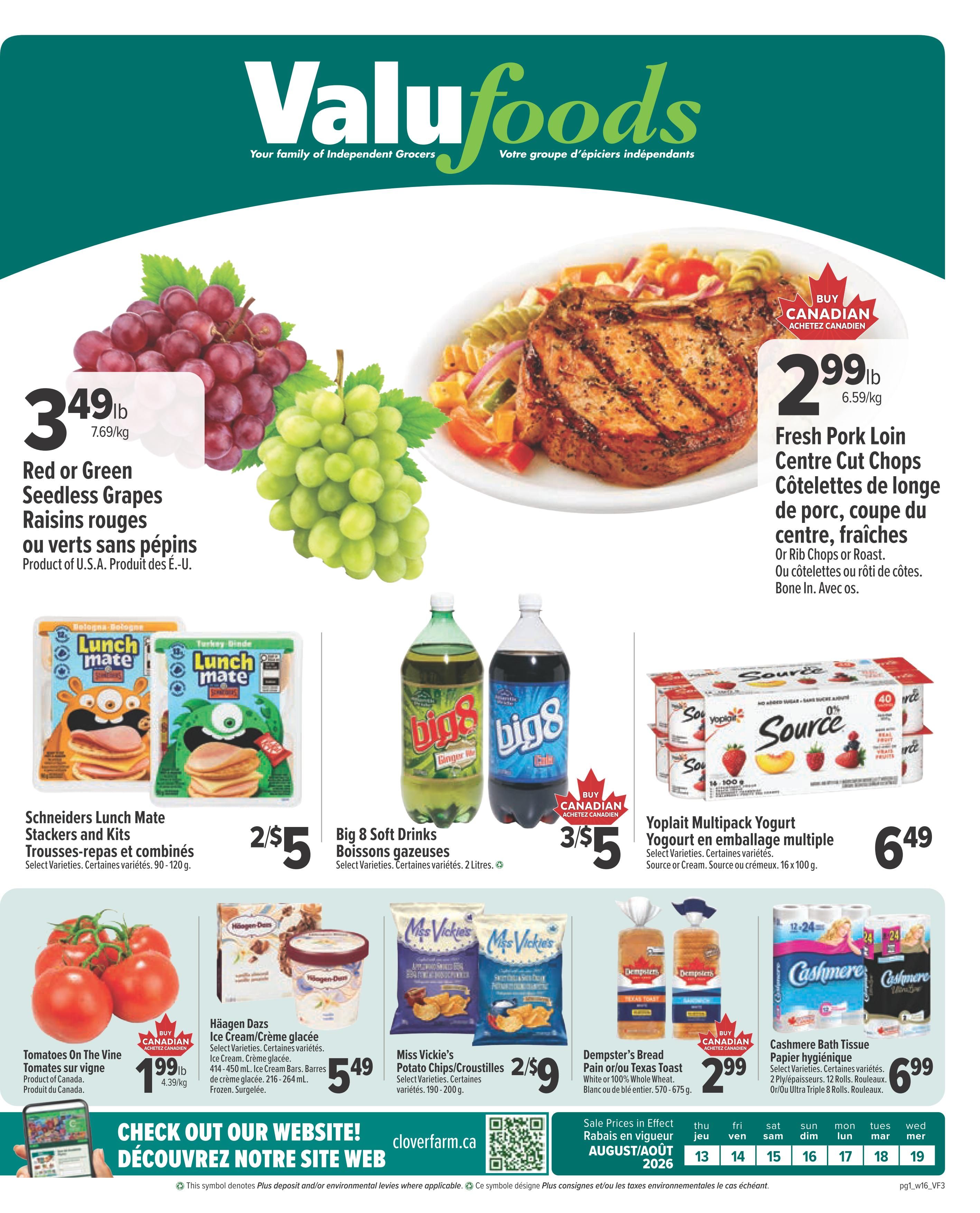 Valufoods Flyer August 13 to 19