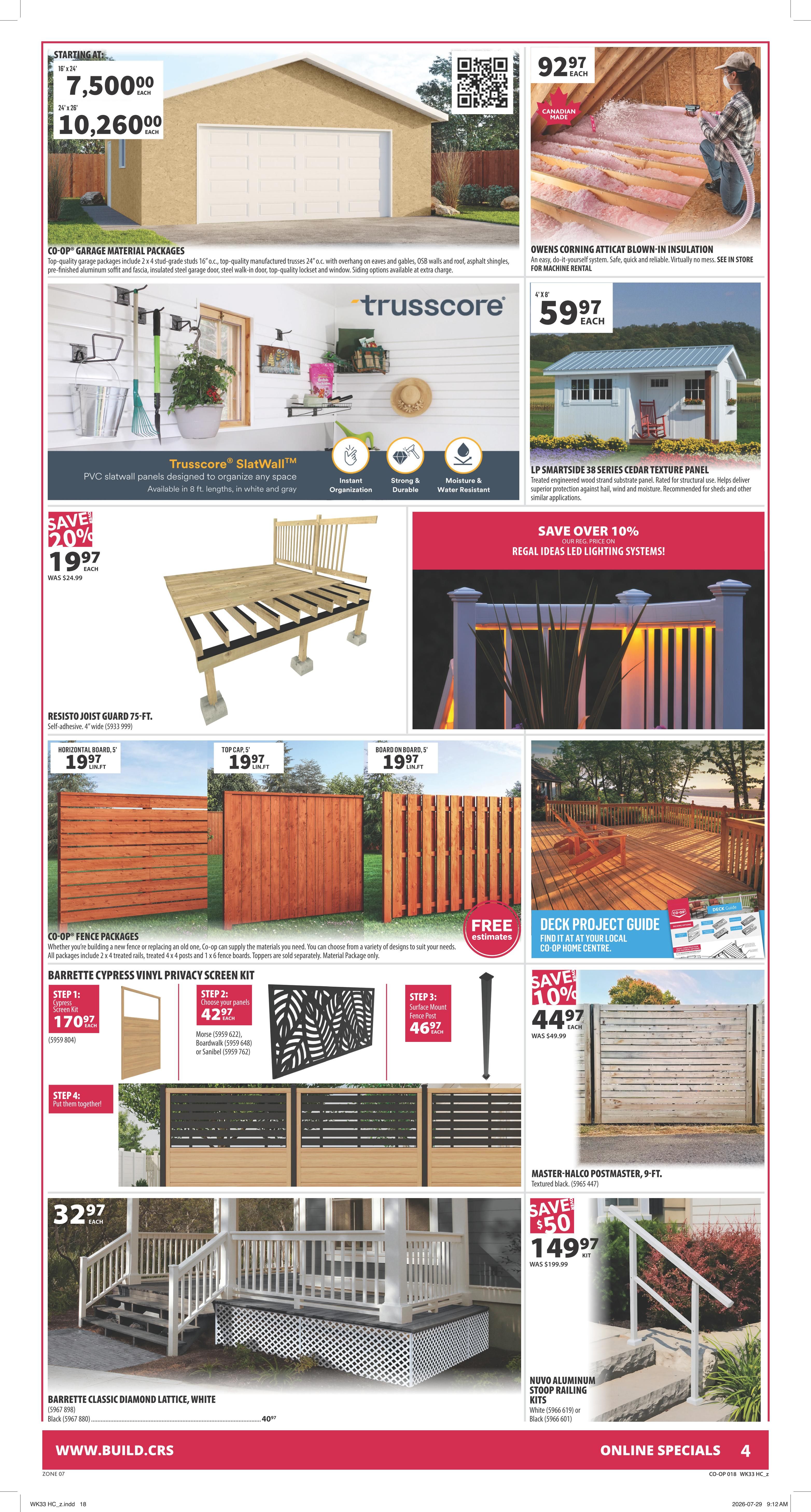 Co-op (West) Home Centre Flyer August 13 to 19