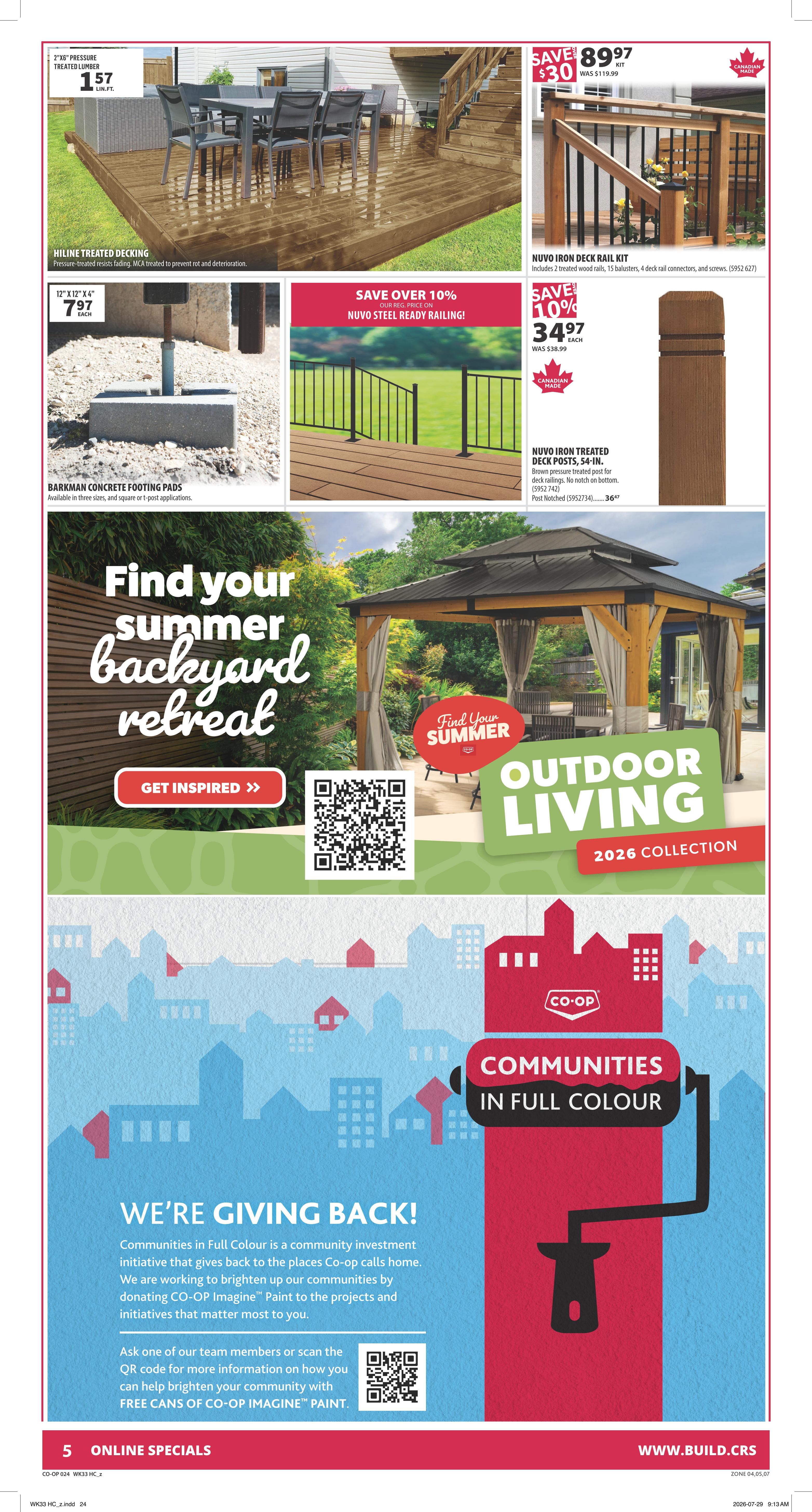 Co-op (West) Home Centre Flyer August 13 to 19