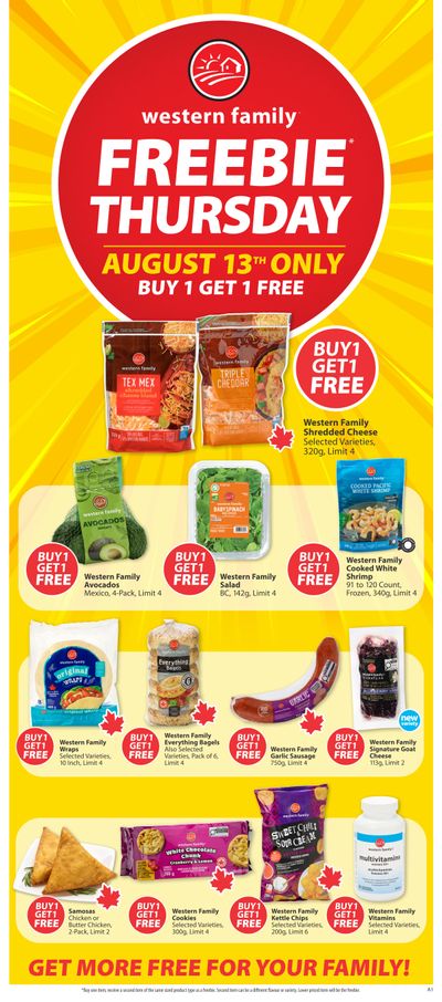 Save On Foods (BC) Flyer August 13 to 19