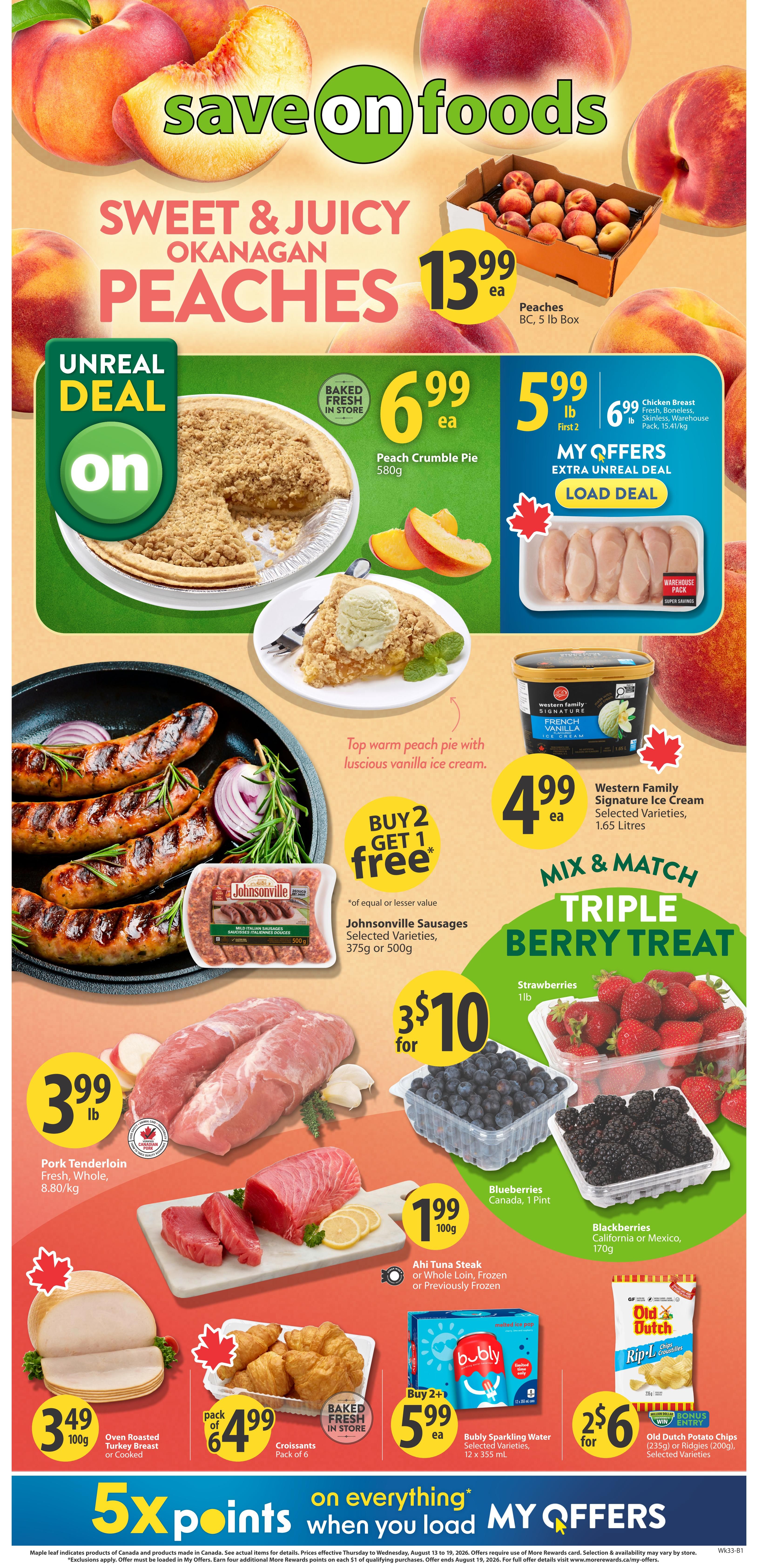 Save On Foods (AB) Flyer August 13 to 19
