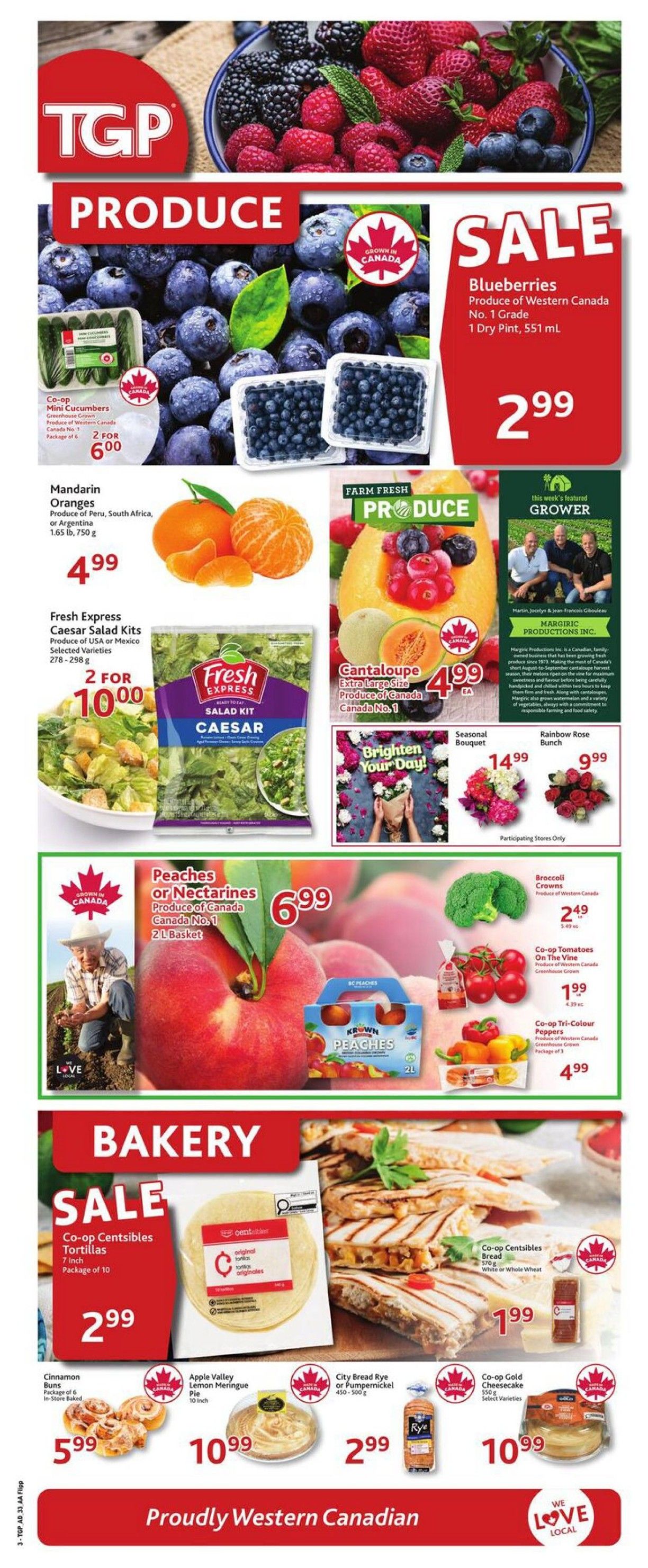 TGP The Grocery People Flyer August 13 to 19
