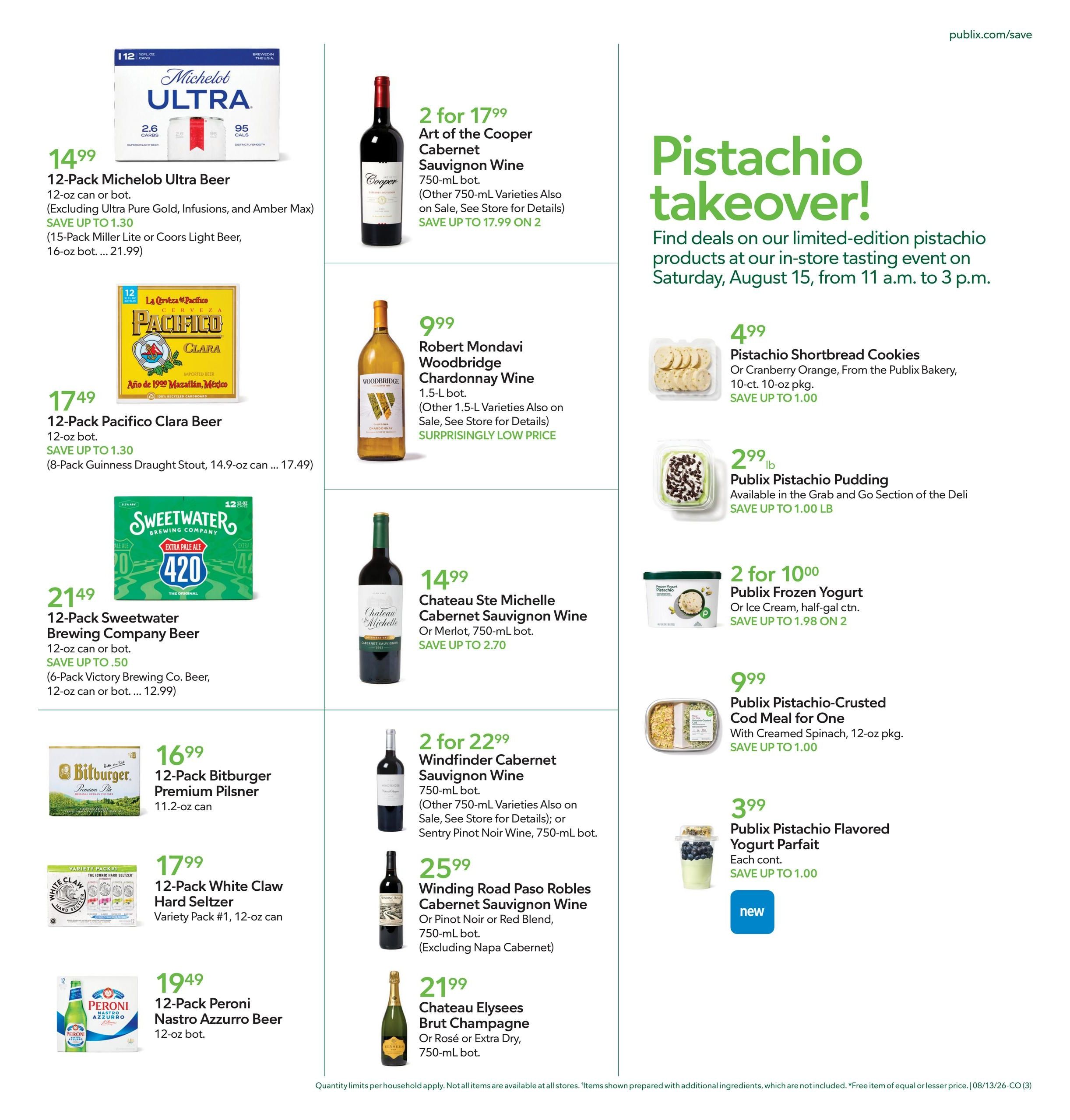 Publix (Lignum–Stevensburg Area, VA) Weekly Ad August 12 - 18, 2026