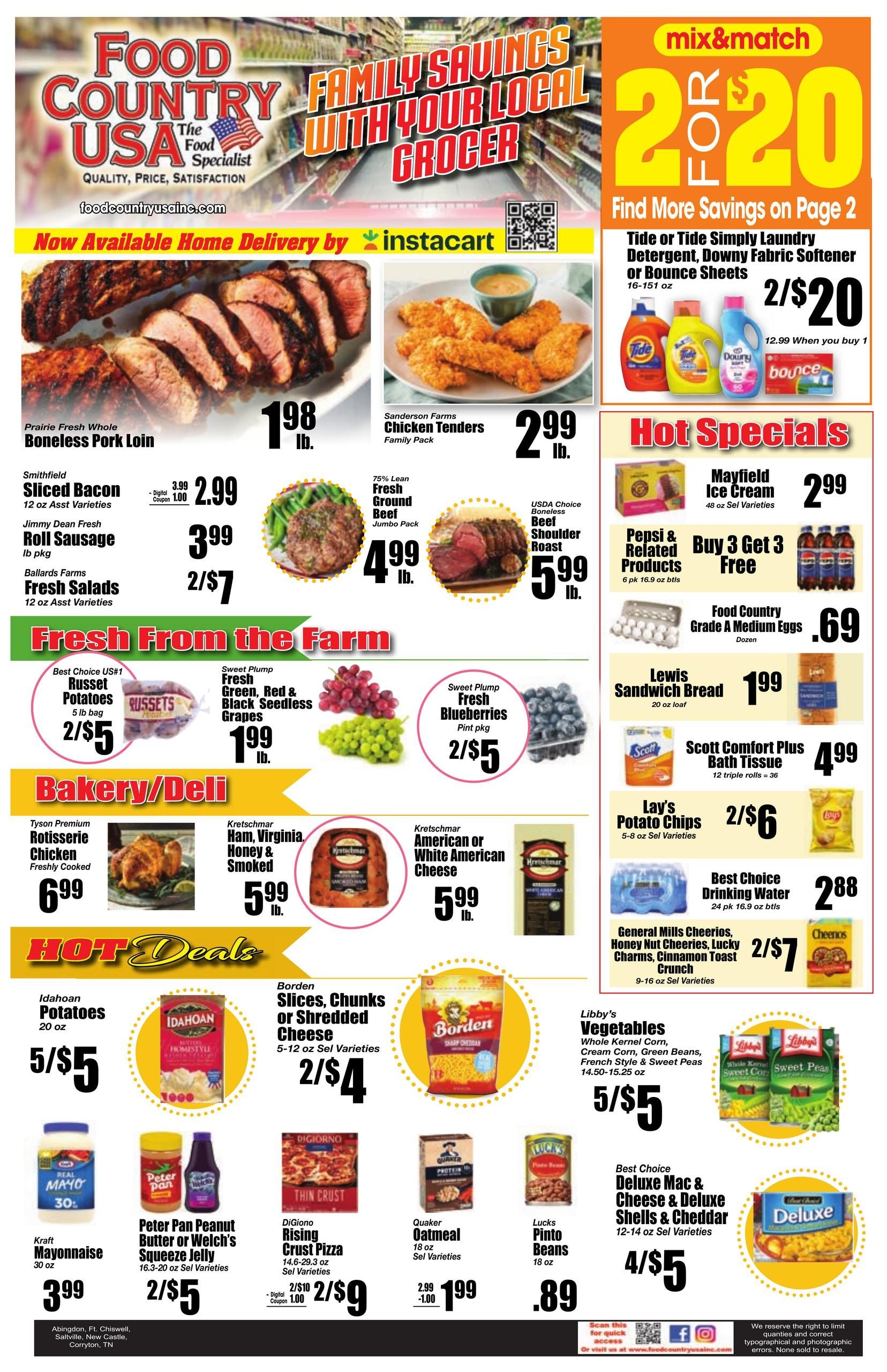 Food Country USA Weekly Ad August 12 - 18, 2026