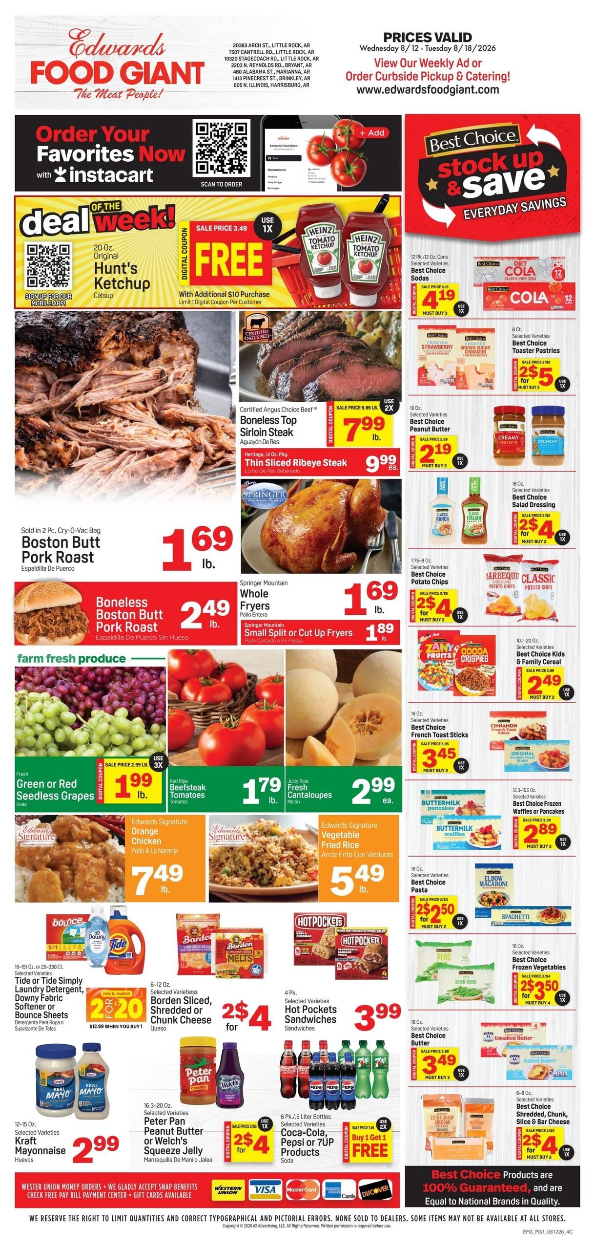 Edwards Food Giant Weekly Ad August 12 - 18, 2026