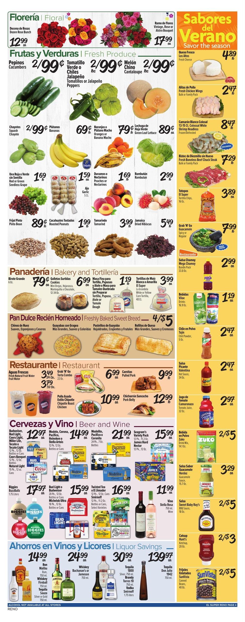 El Super (Reno–Sparks Area, NV) Weekly Ad August 12 - 18, 2026