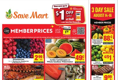 Save Mart (Reno–Sparks Area, NV) Weekly Ad August 12 - 18, 2026