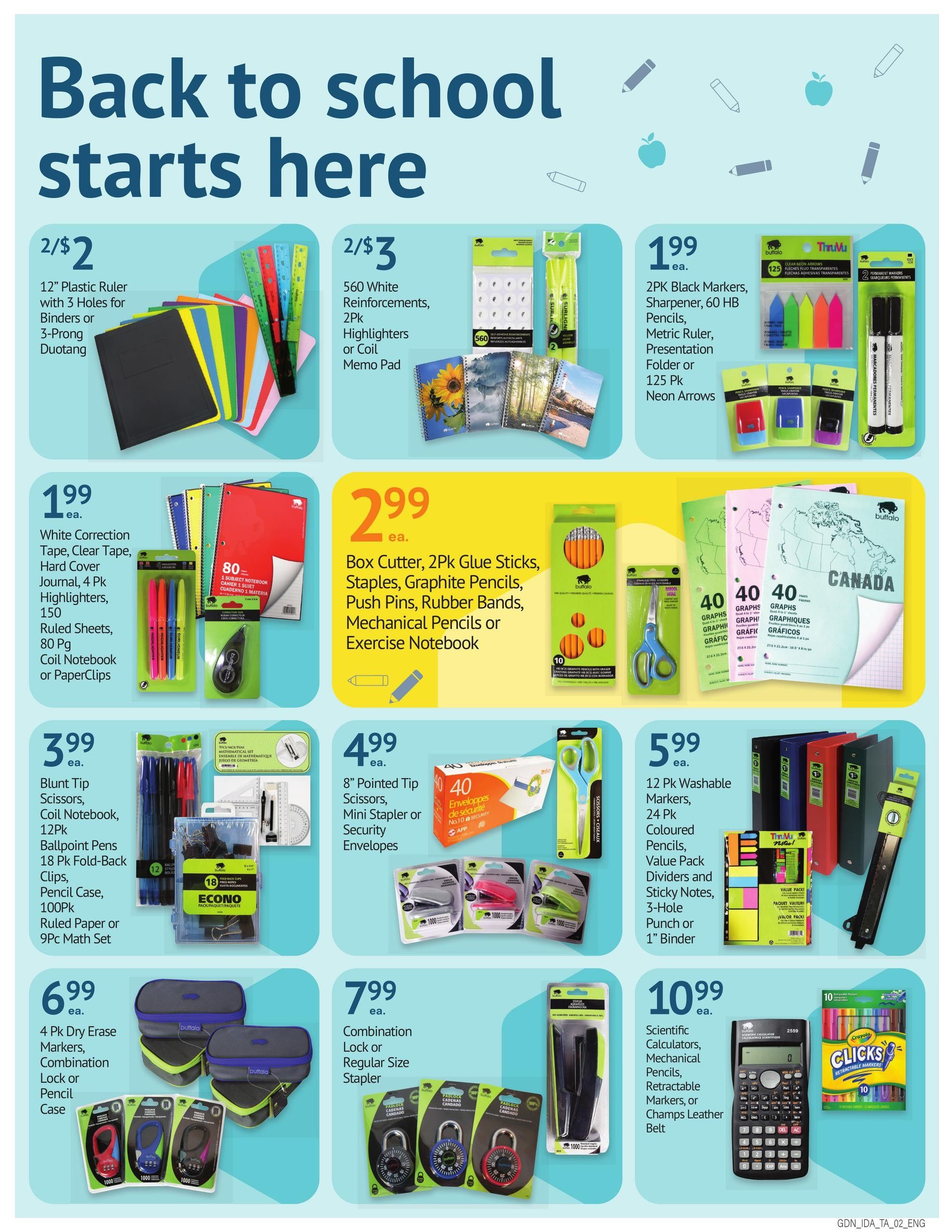 I.D.A. Flyer August 14 to 20
