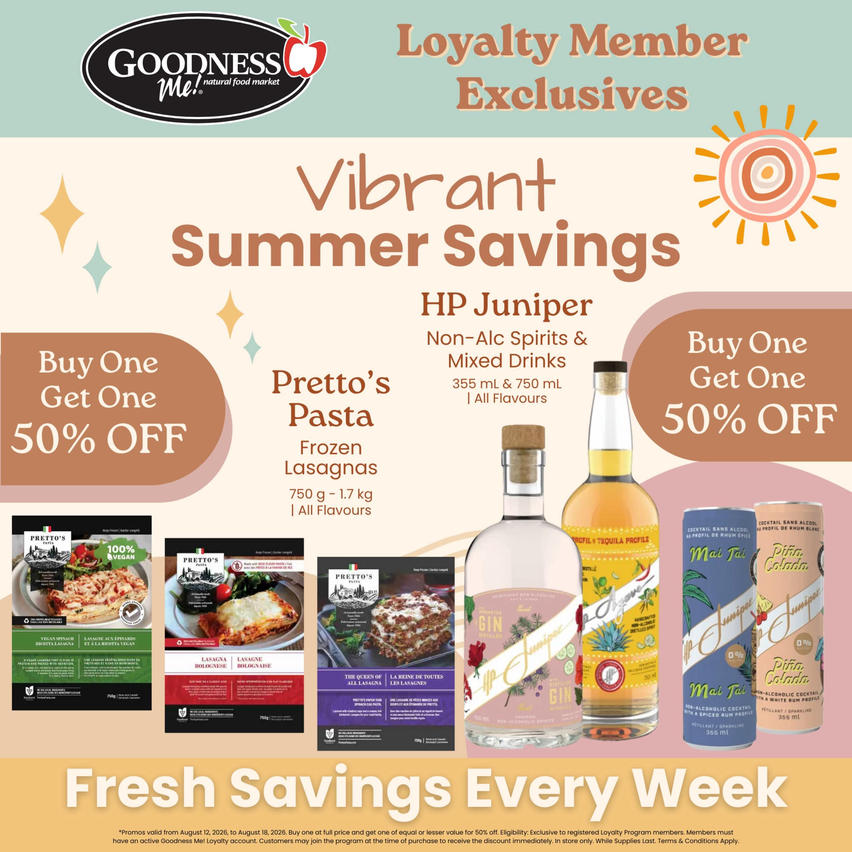 Goodness Me Flyer August 12 to 18