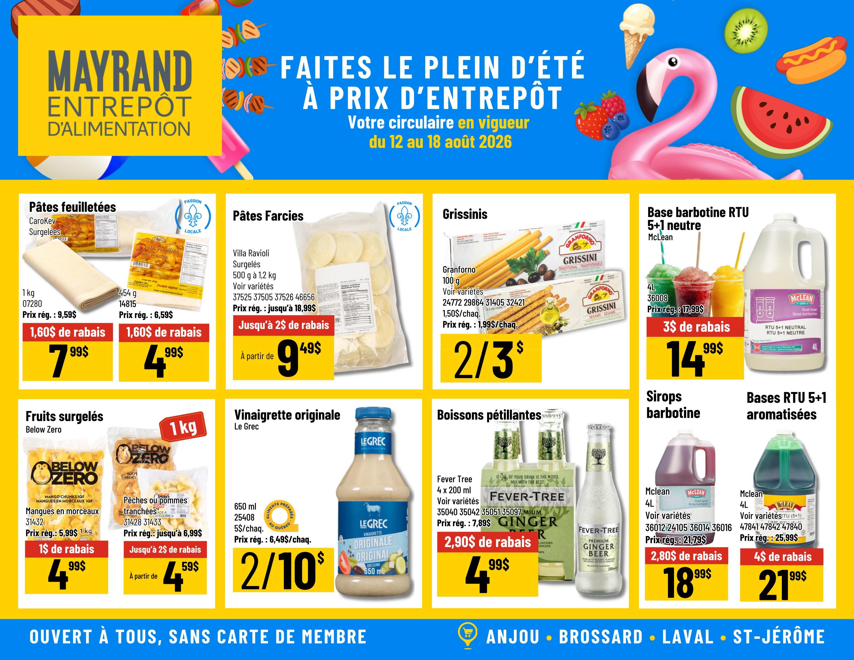 Mayrand Flyer August 12 to 18