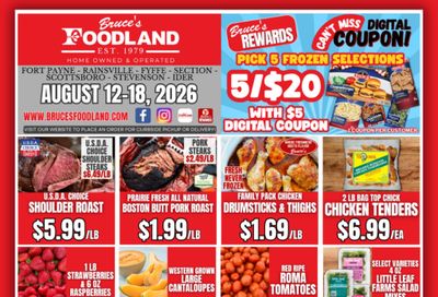 Bruce's Foodland Weekly Ad August 12 - 18, 2026