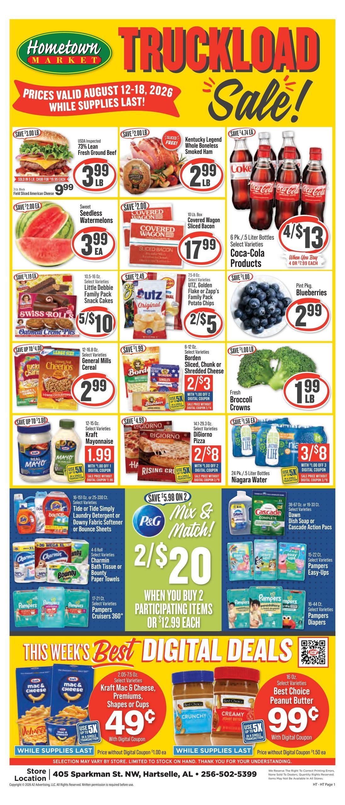 Hometown Market (AL) Weekly Ad August 12 - 18, 2026