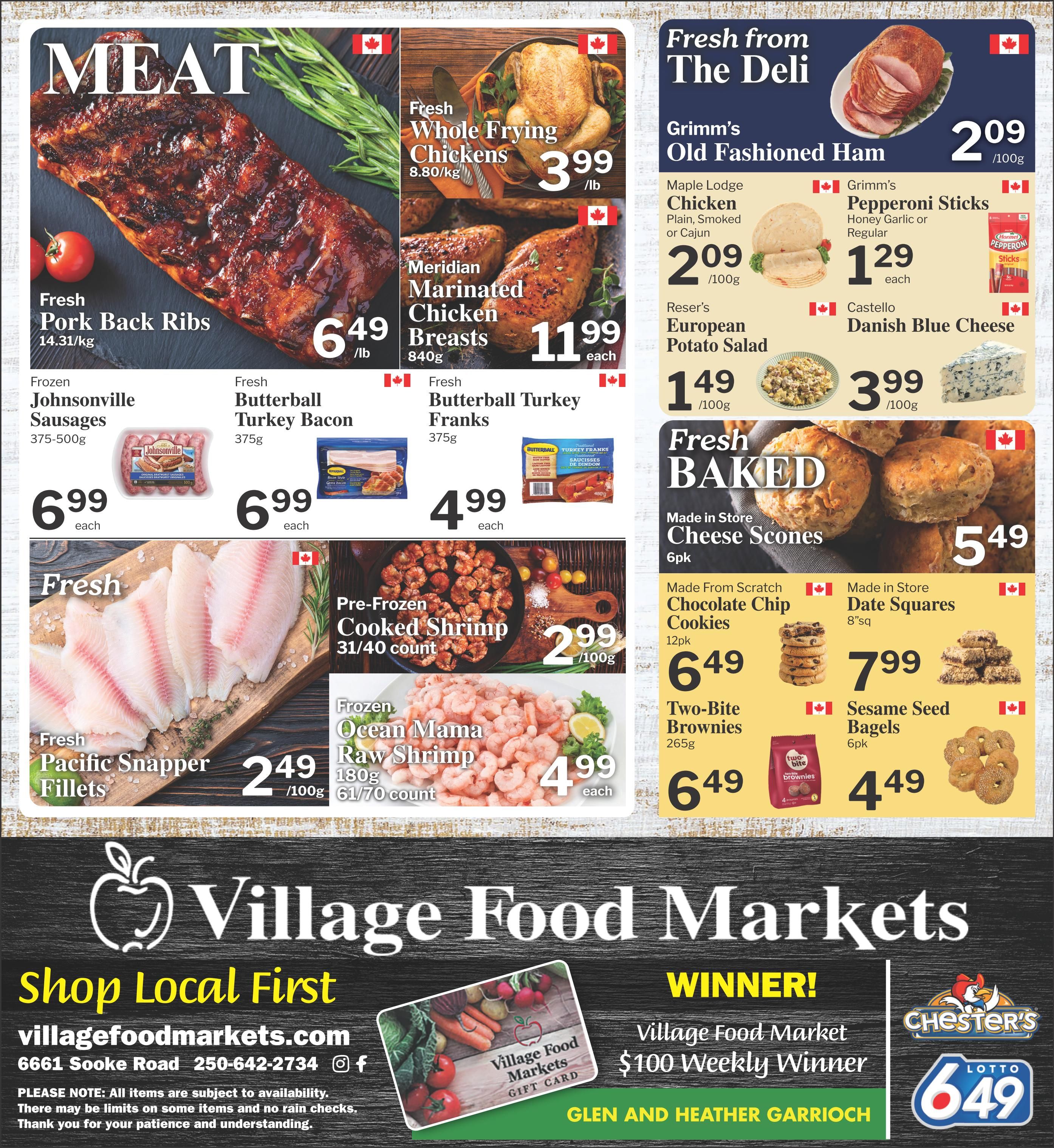 Village Food Markets Flyer August 12 to 18