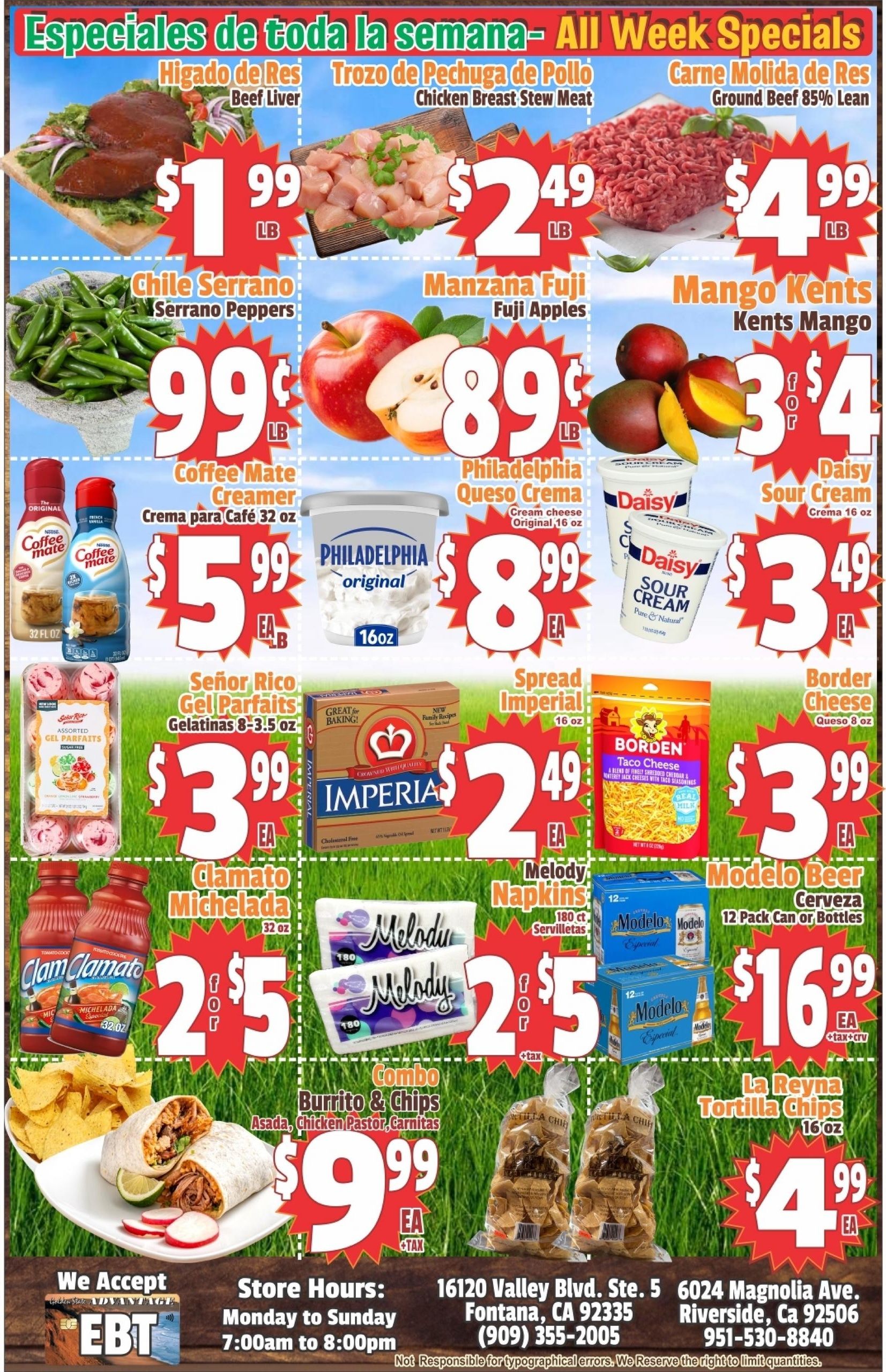 La Reyna Meat Market Weekly Ad August 12 - 18, 2026