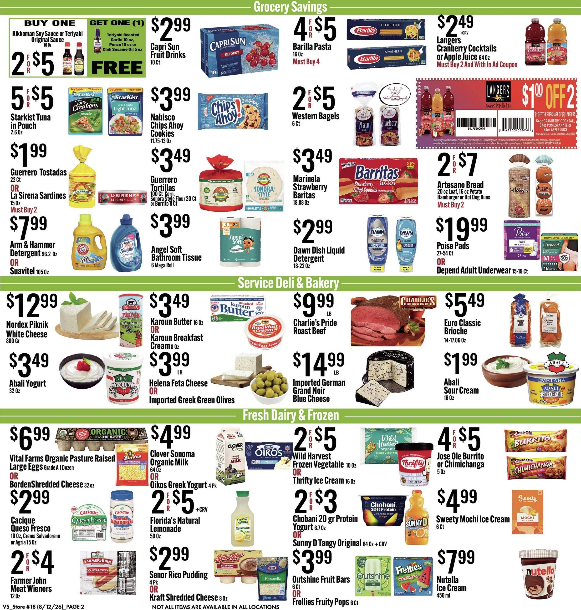 Jons International Marketplace (Irvine–Garden Grove Area, CA) Weekly Ad August 12 - 18, 2026