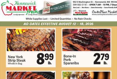 Kennewick Red Apple Market (Kennewick Area, WA) Weekly Ad August 12 - 18, 2026