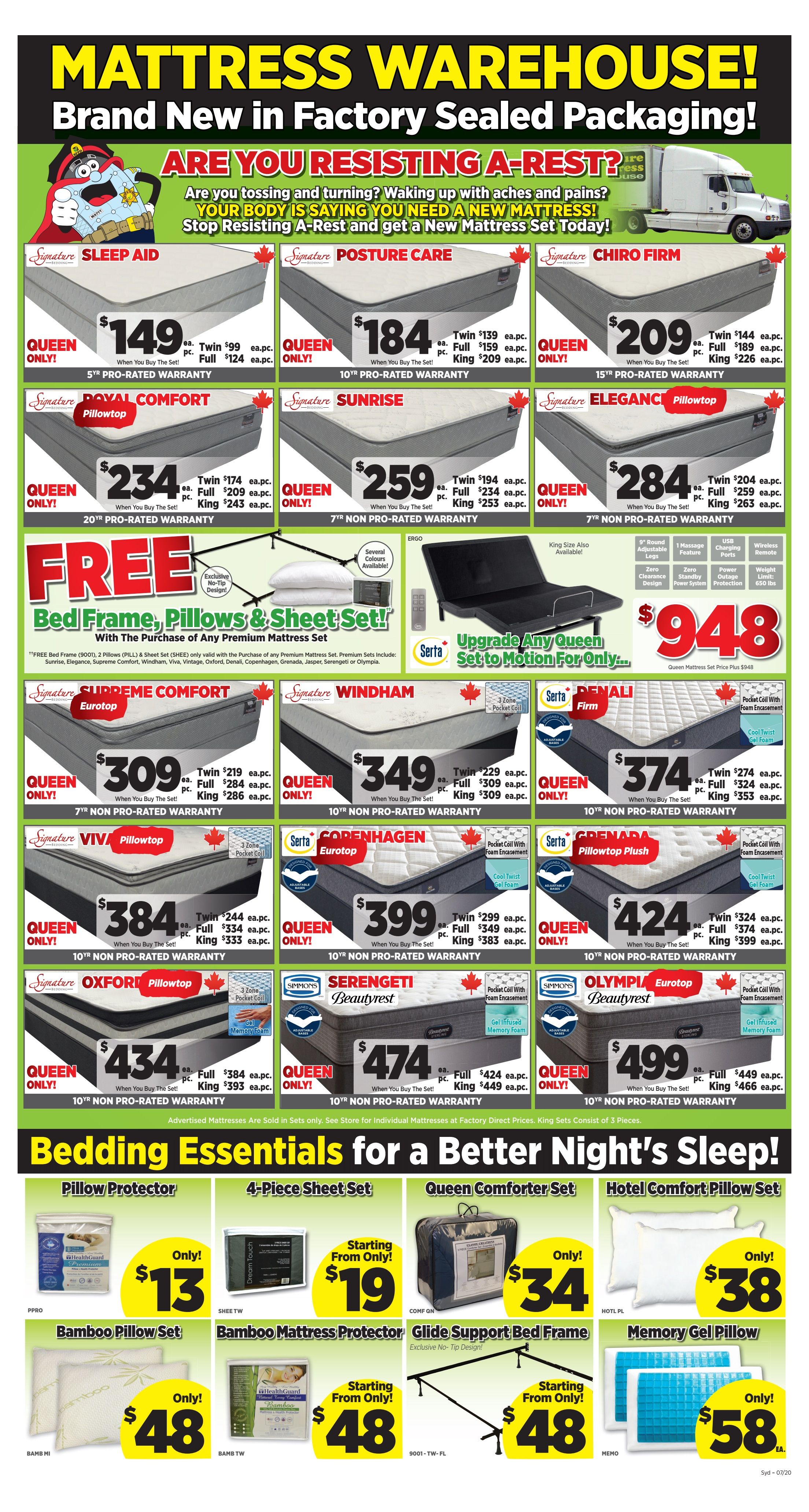 Surplus Furniture & Mattress Warehouse (Sydney) Flyer June 30 to July 27