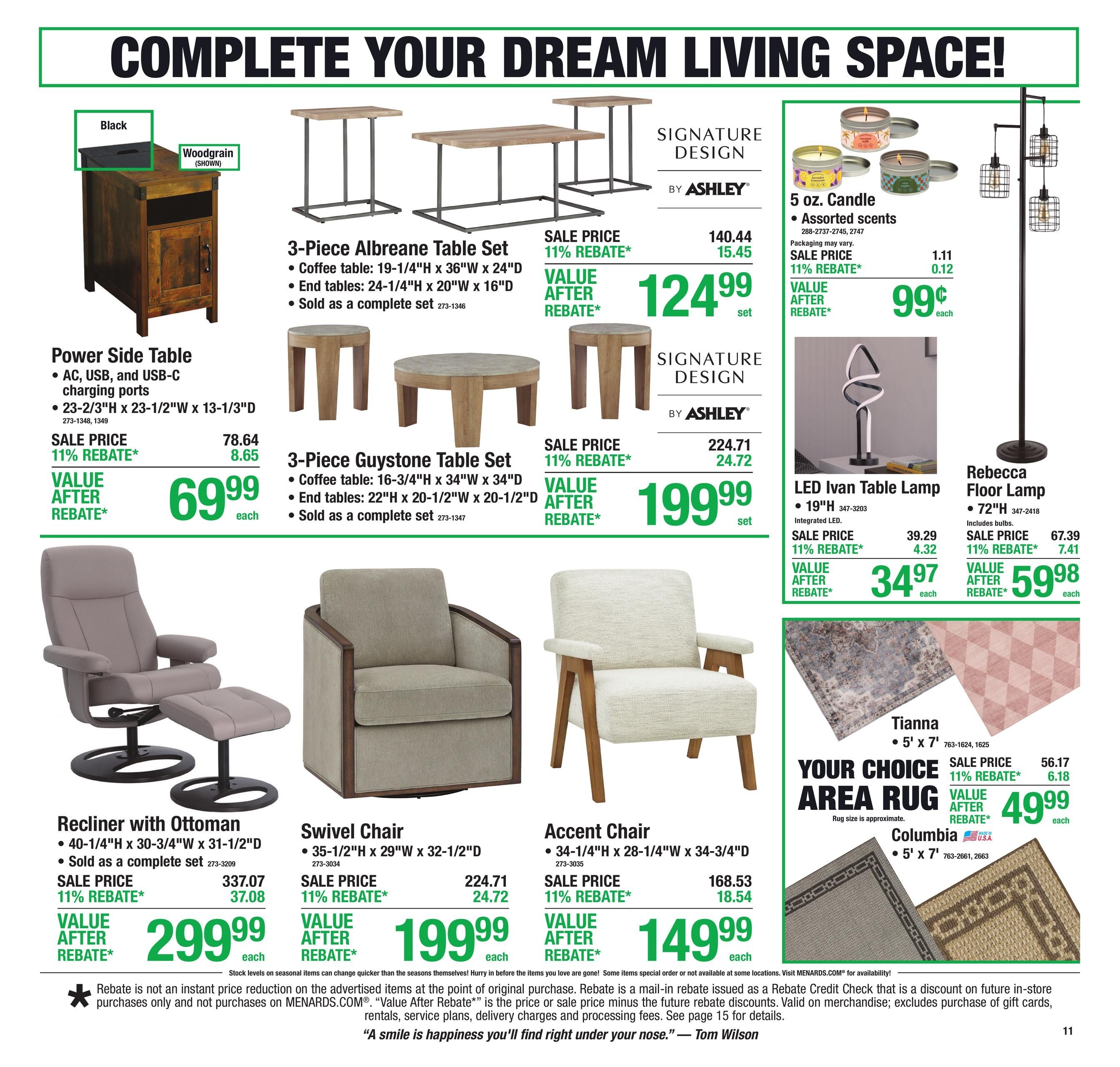 Menards (MI) 11% Rebate Sale Weekly Ad August 12 - 24, 2026