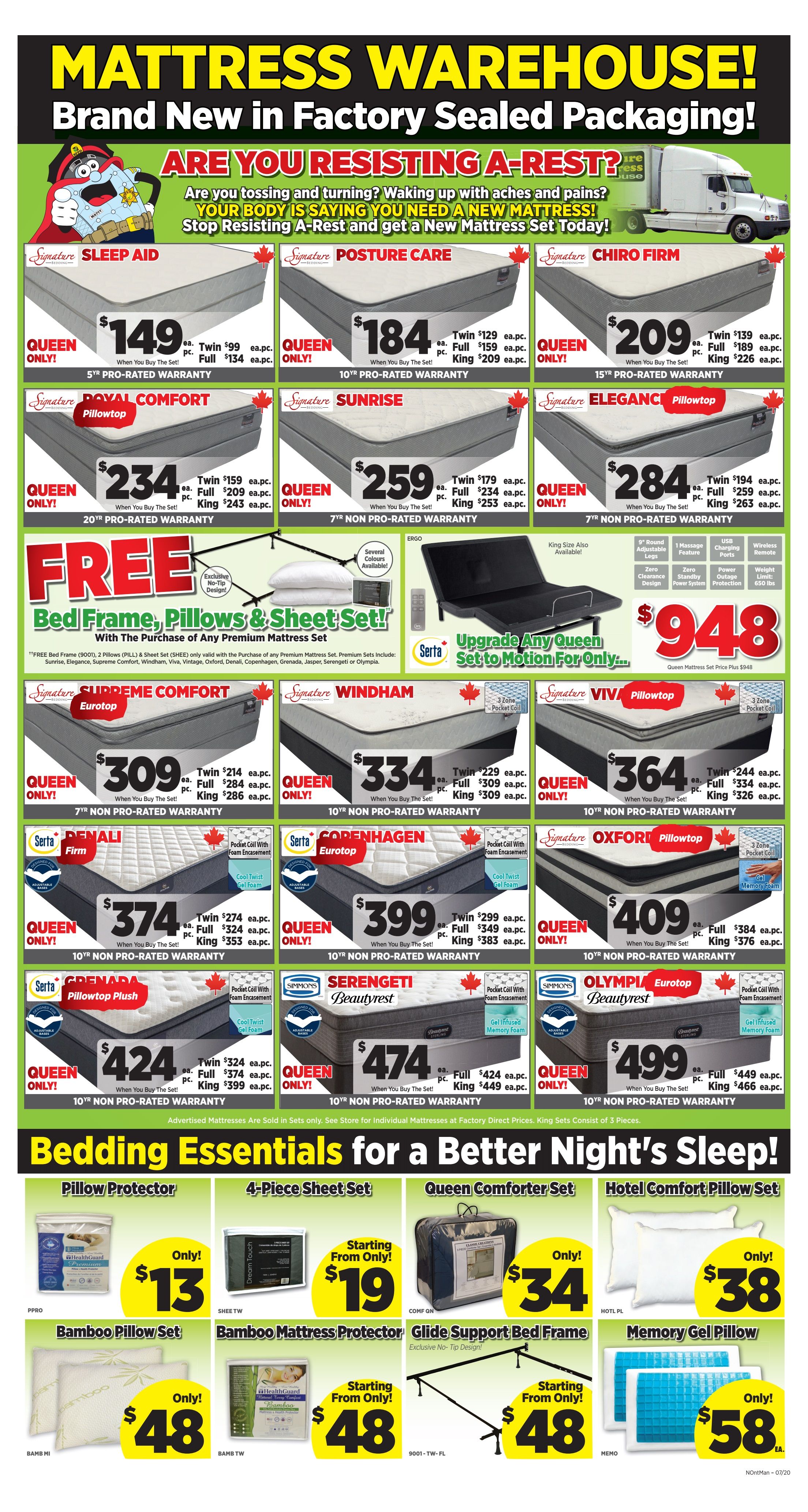 Surplus Furniture & Mattress Warehouse (Sudbury) Flyer June 30 to July 27