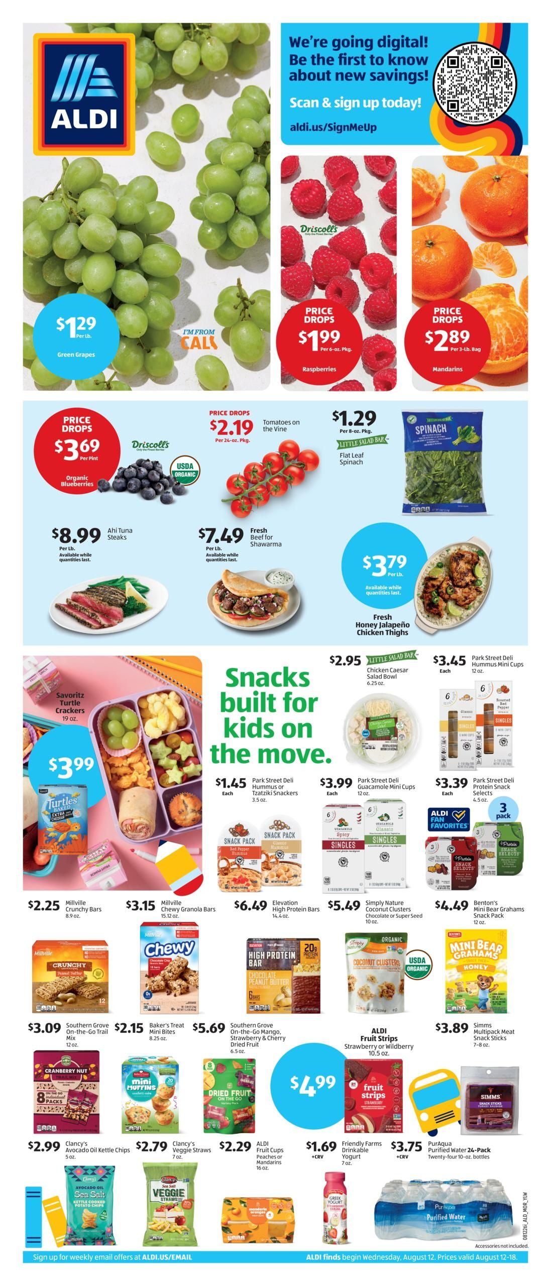 ALDI (Burbank Area, CA) Weekly Ad August 12 - 18, 2026