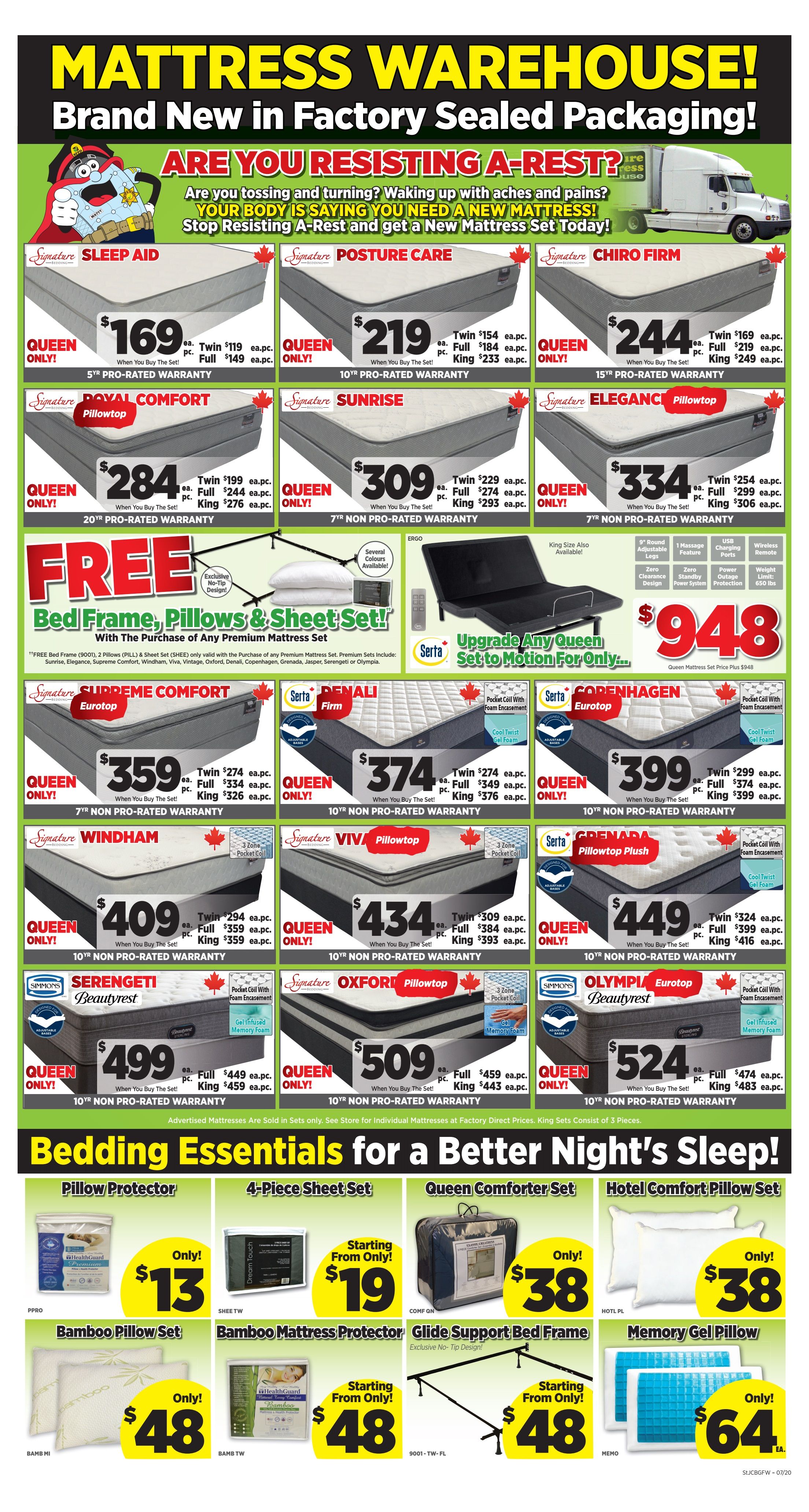 Surplus Furniture & Mattress Warehouse (St. John's) Flyer June 30 to July 27