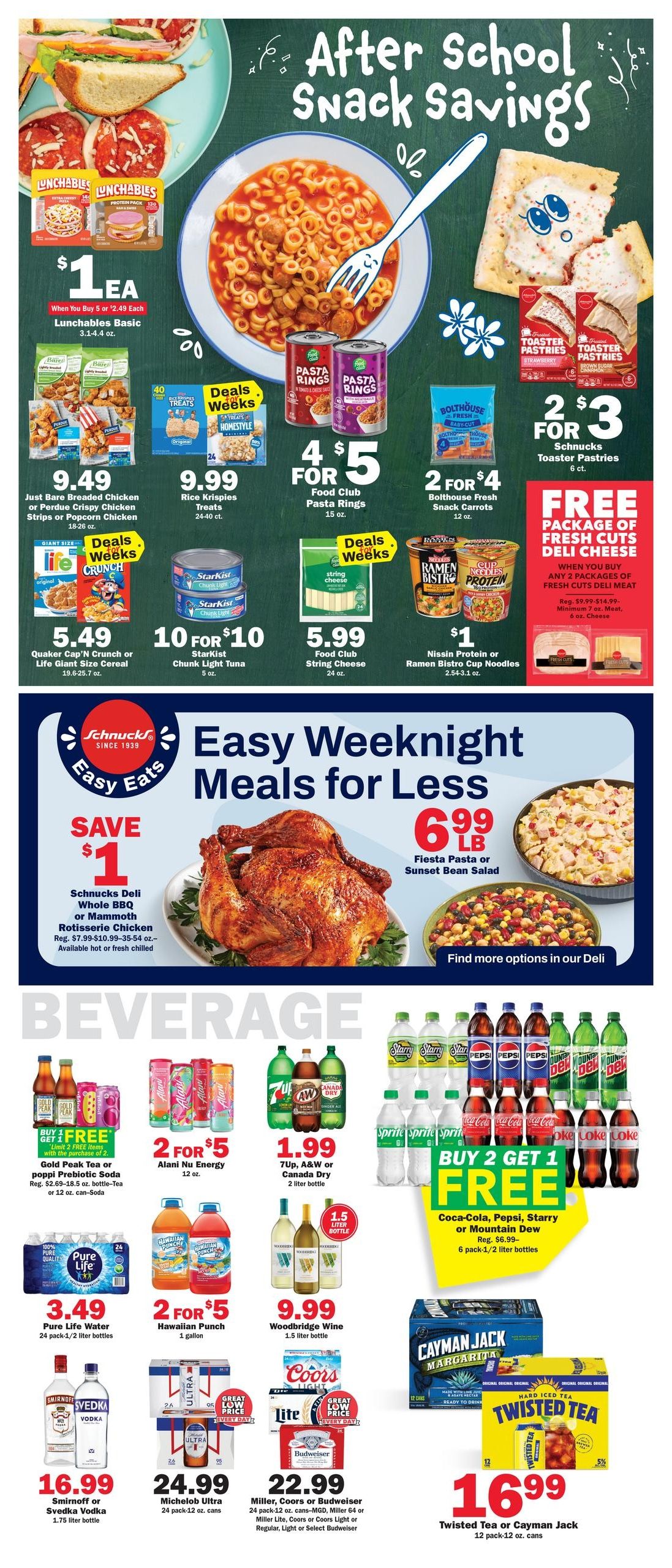 Schnucks (Henderson–Evansville Area, IN–KY) Weekly Print Weekly Ad August 19 - 25, 2026