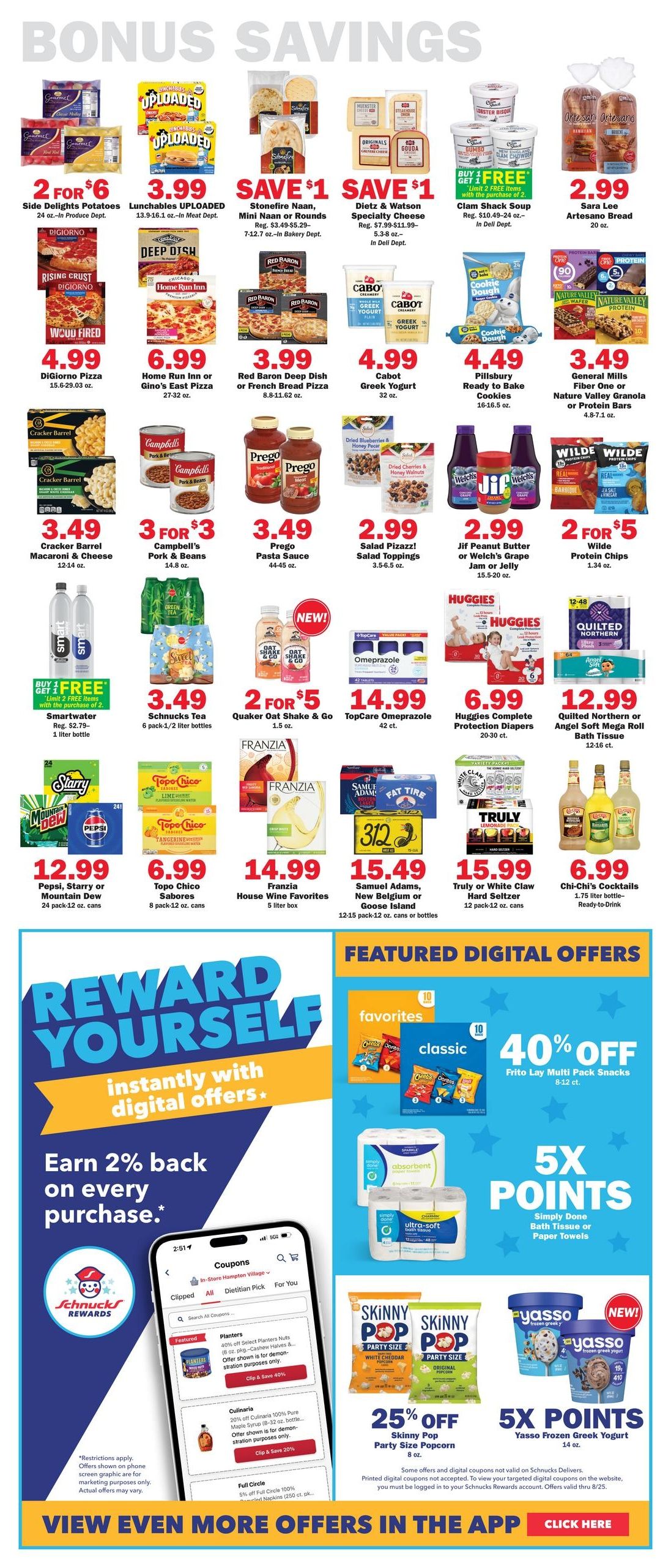 Schnucks (Henderson–Evansville Area, IN–KY) Weekly Print Weekly Ad August 19 - 25, 2026