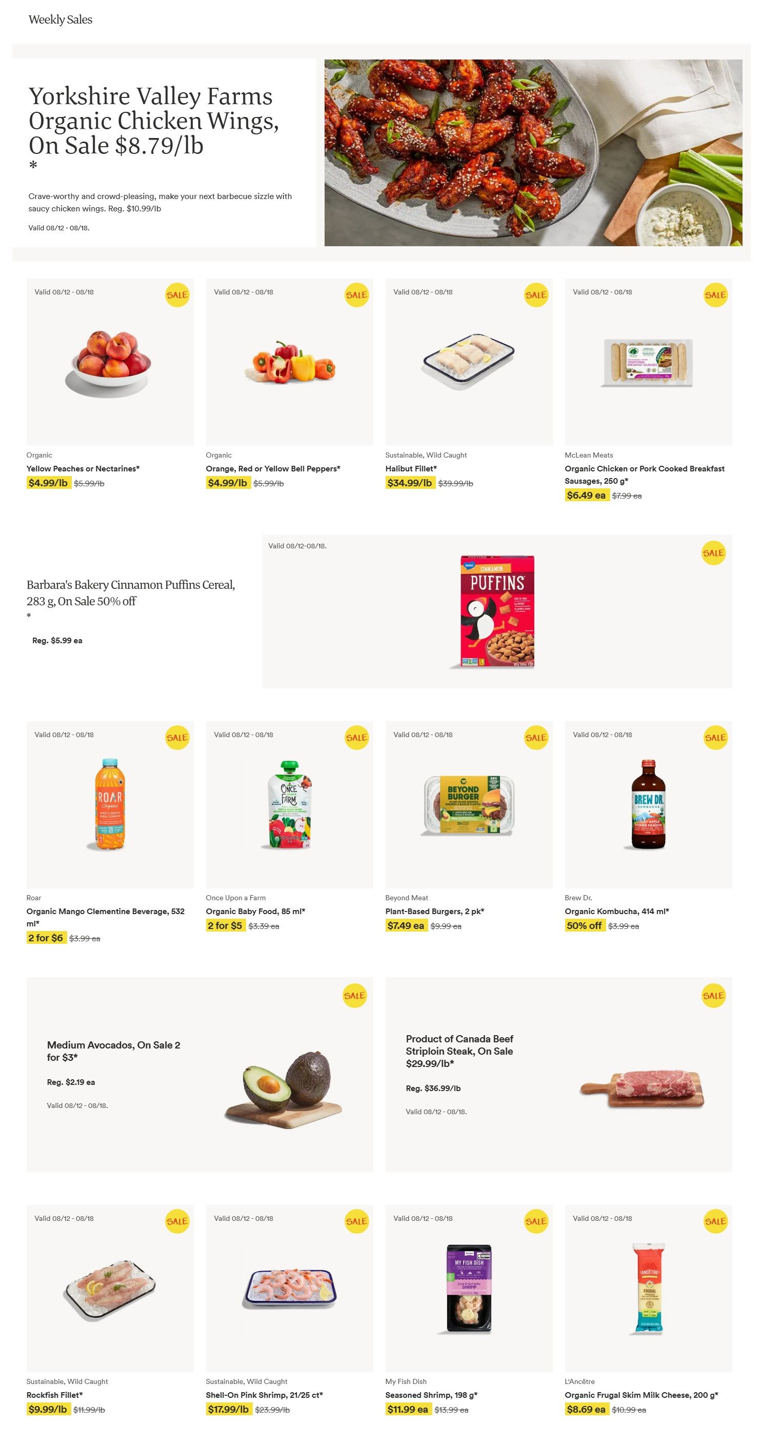 Whole Foods Market (ON) Flyer August 12 to 18