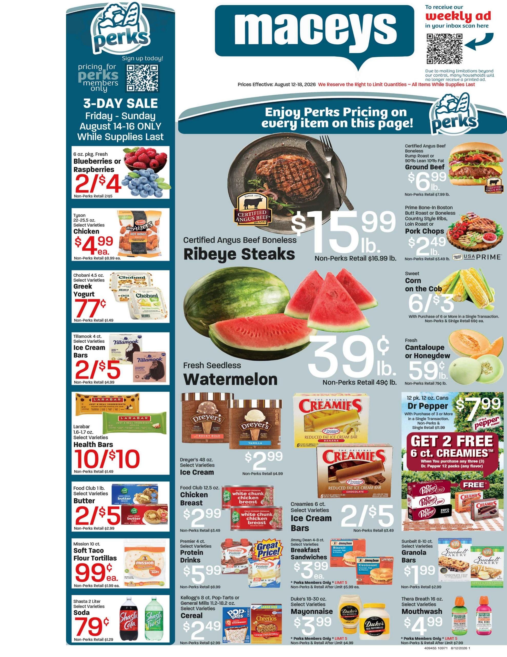 Maceys (Logan–Millville Area, UT) Weekly Ad August 12 - 18, 2026