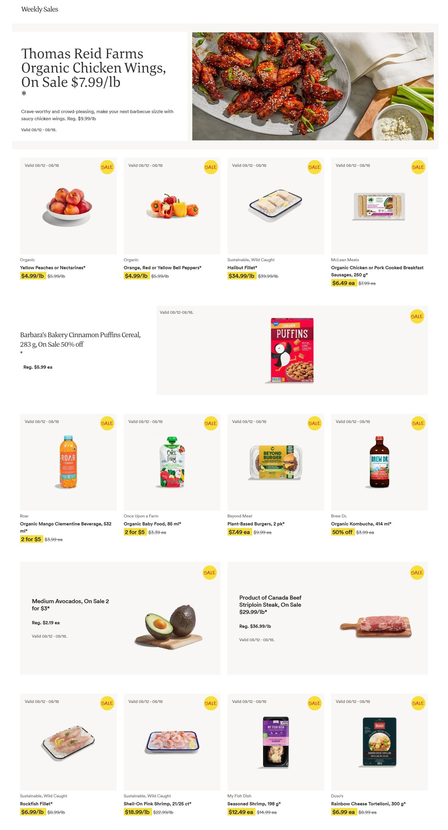 Whole Foods Market (West) Flyer August 12 to 18