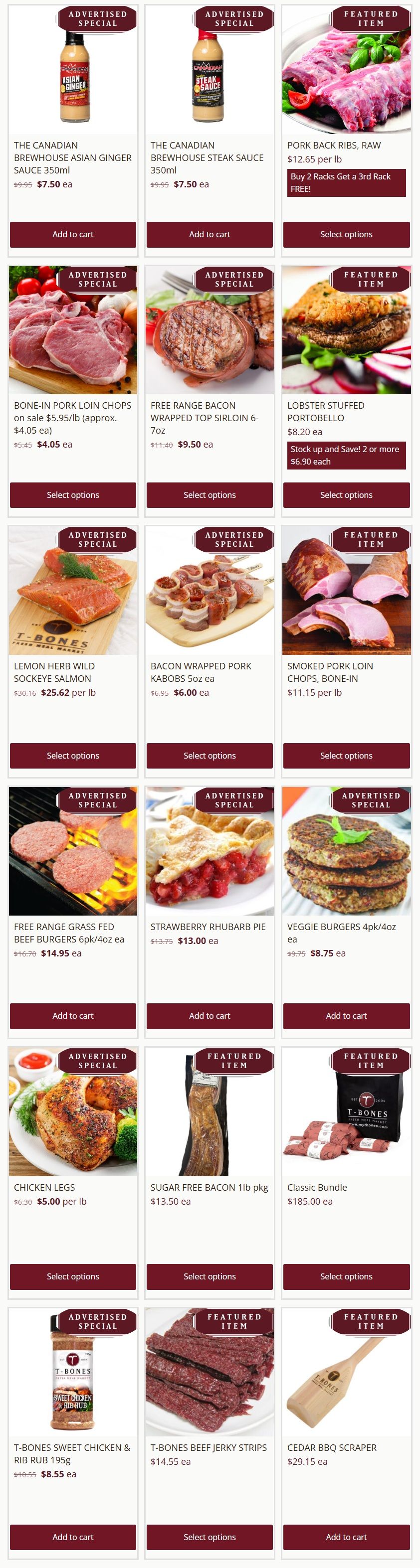 T-Bone's Flyer August 12 to 18