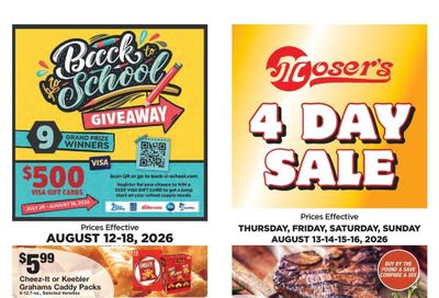 Moser's Grocery (Columbia–Jefferson City Area, MO) Weekly Ad August 12 - 18, 2026