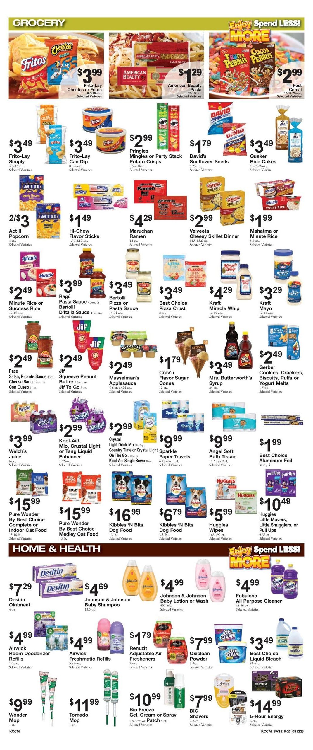 Moser's Grocery (Columbia–Jefferson City Area, MO) Weekly Ad August 12 - 18, 2026