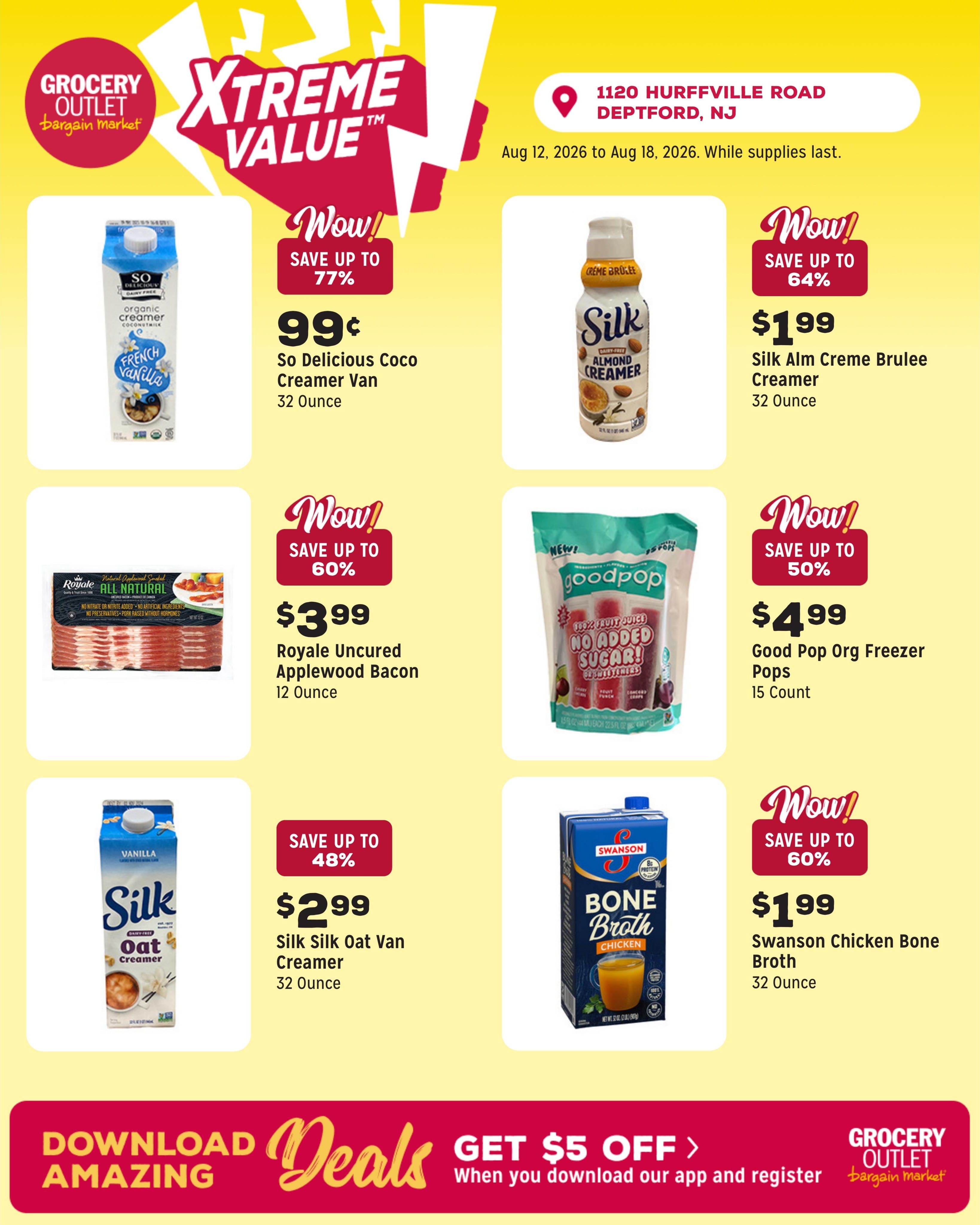 Grocery Outlet (Haddonfield–Gloucester City Area, NJ) Weekly Ad August 12 - 18, 2026