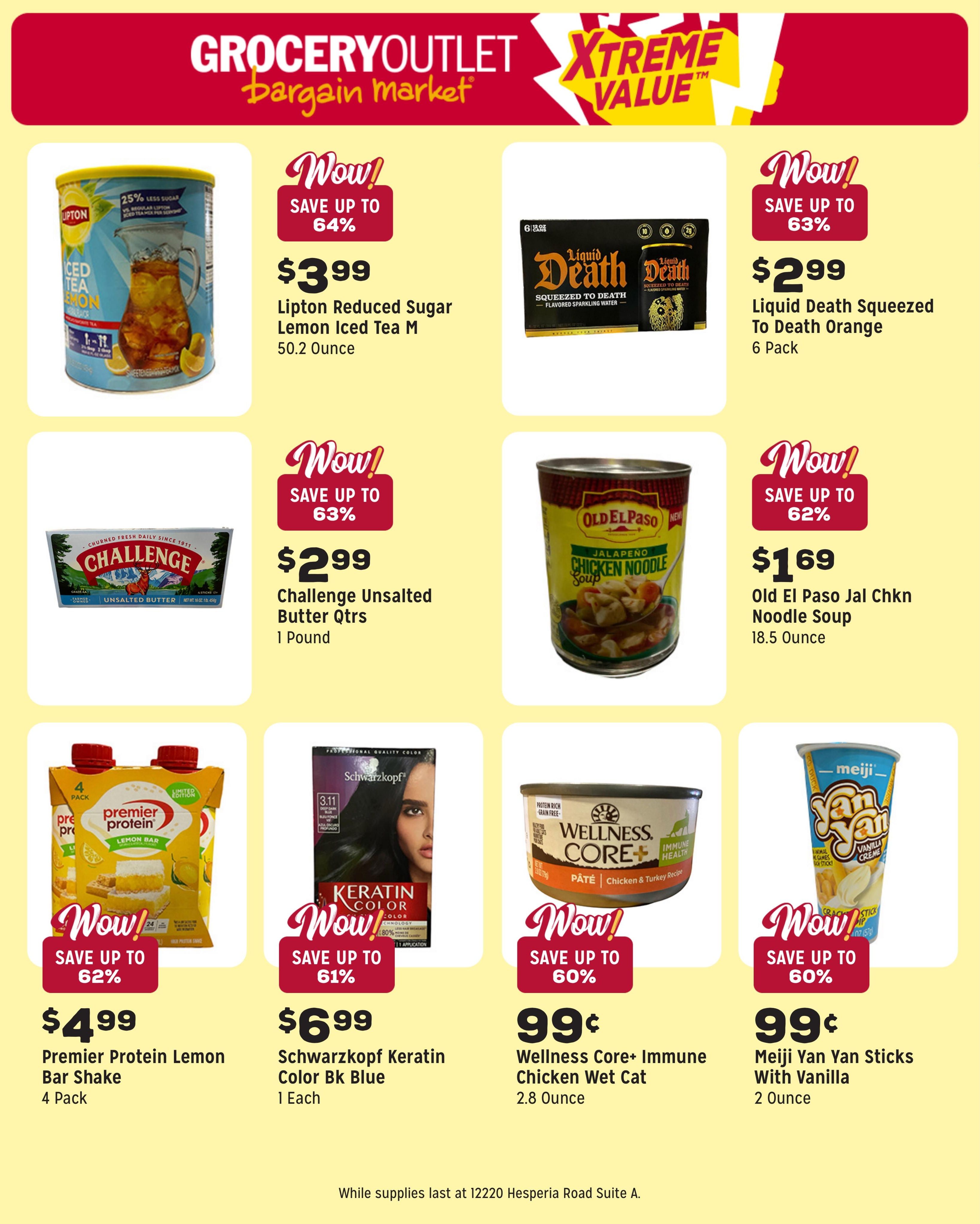 Grocery Outlet (Victorville–Hesperia Area, CA) Weekly Ad August 12 - 18, 2026