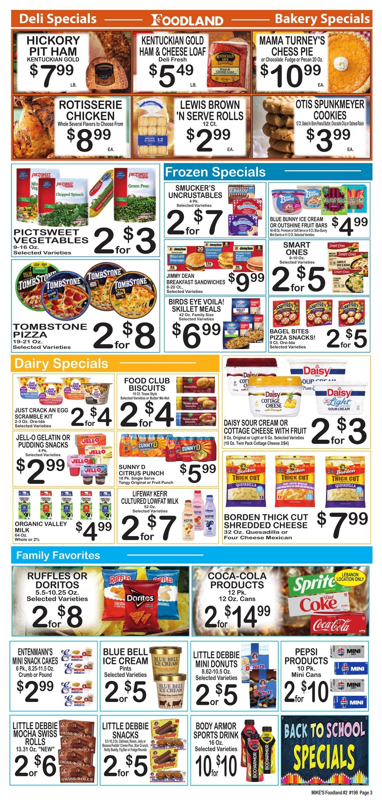 Mike's Foodland (Scottsville Area, KY) Weekly Ad August 12 - 18, 2026
