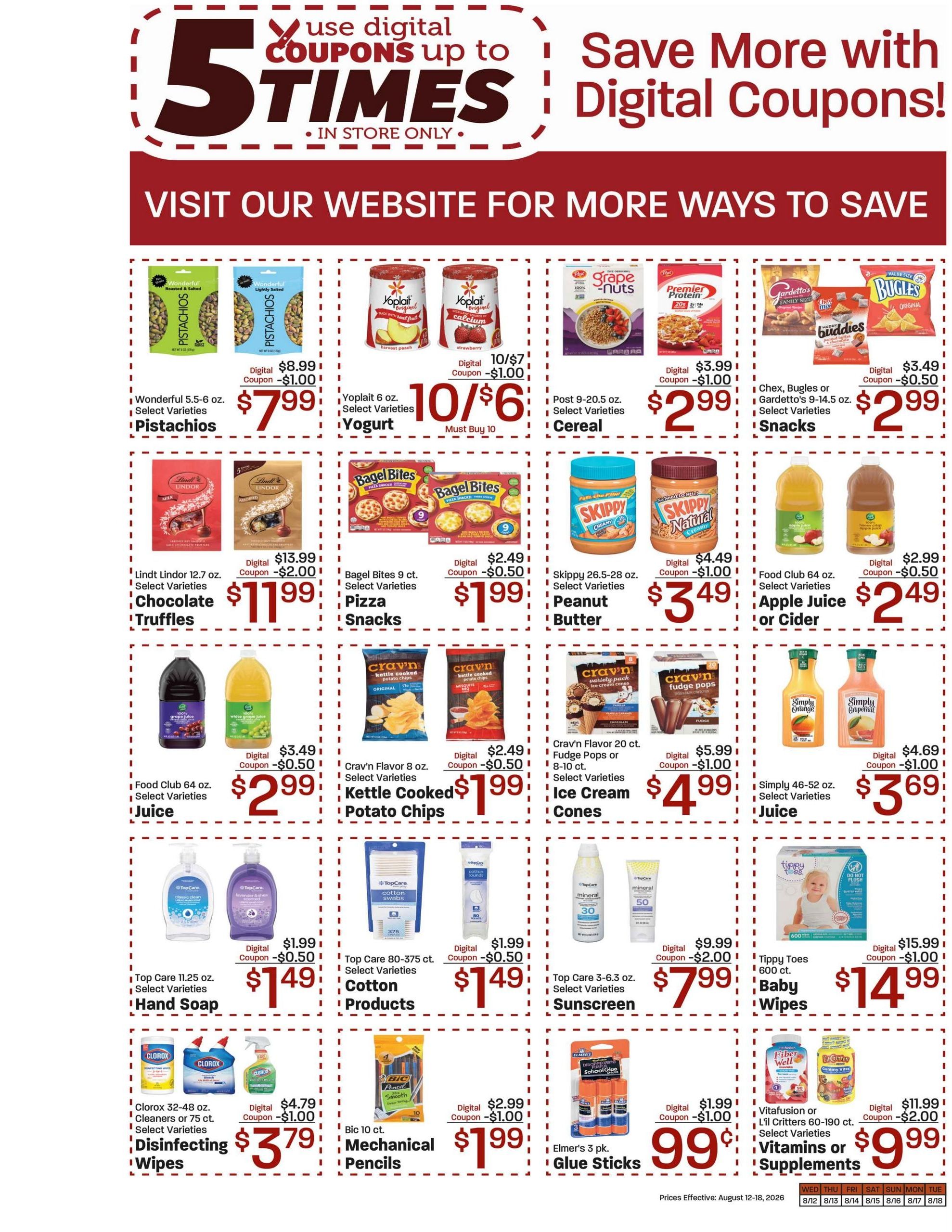 Reynold's Market Weekly Ad August 12 - 18, 2026
