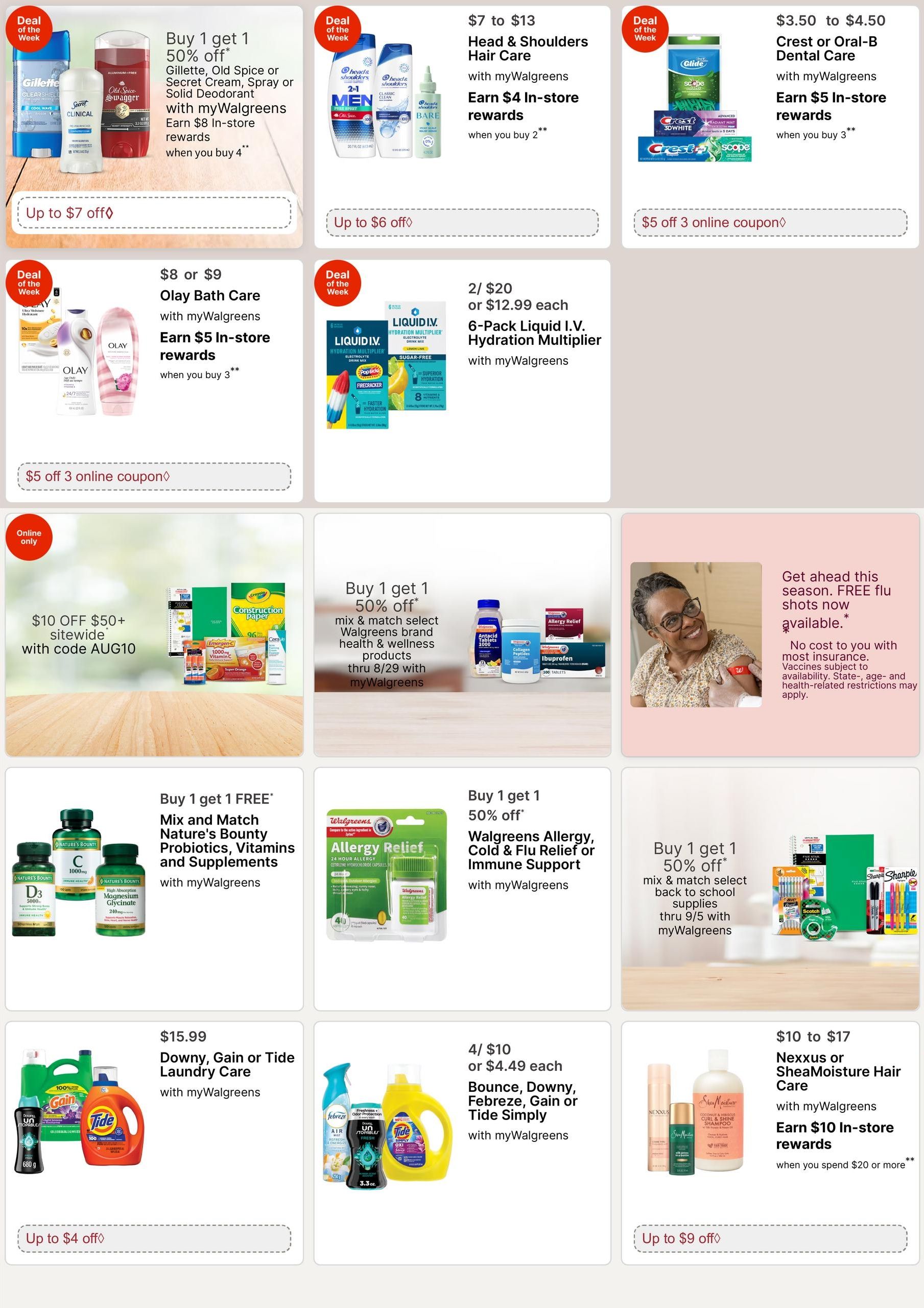 Walgreens (Rock Island–Colona Area, IL) Weekly Ad August 16 - 22, 2026