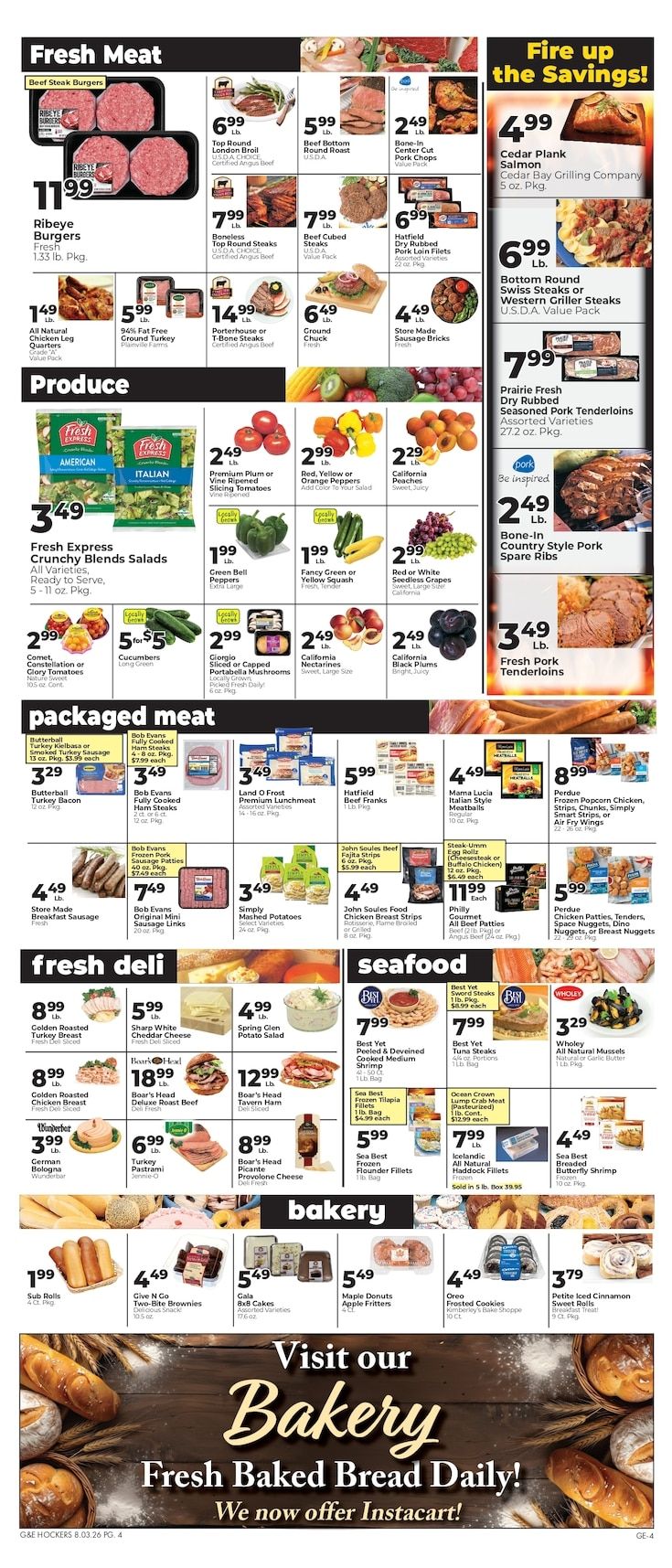 Hocker's Markets (Bethany Beach and Clarksville, DE) Weekly Ad August 6 - 12, 2026