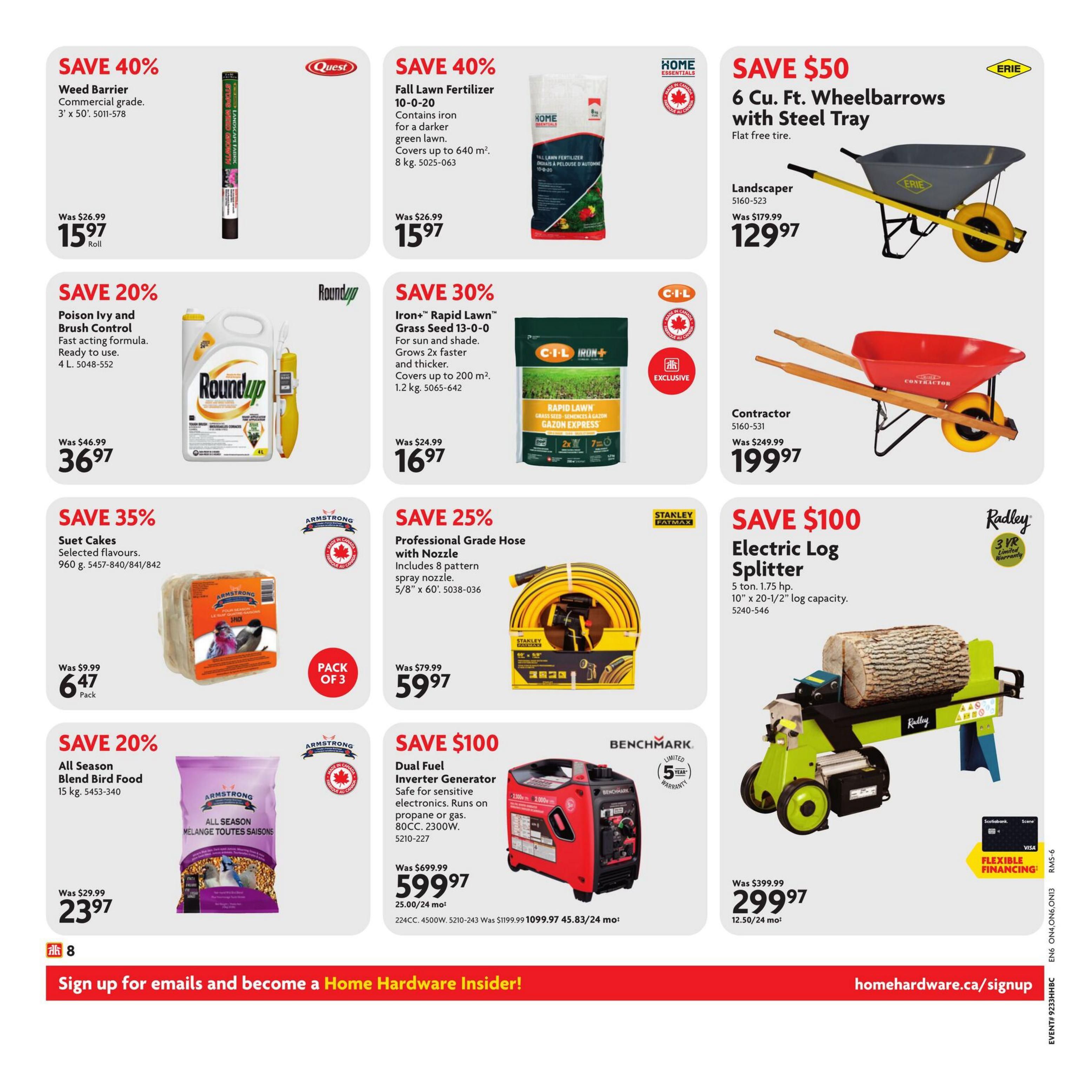 Home Hardware Building Centre (ON) Flyer August 13 to 26