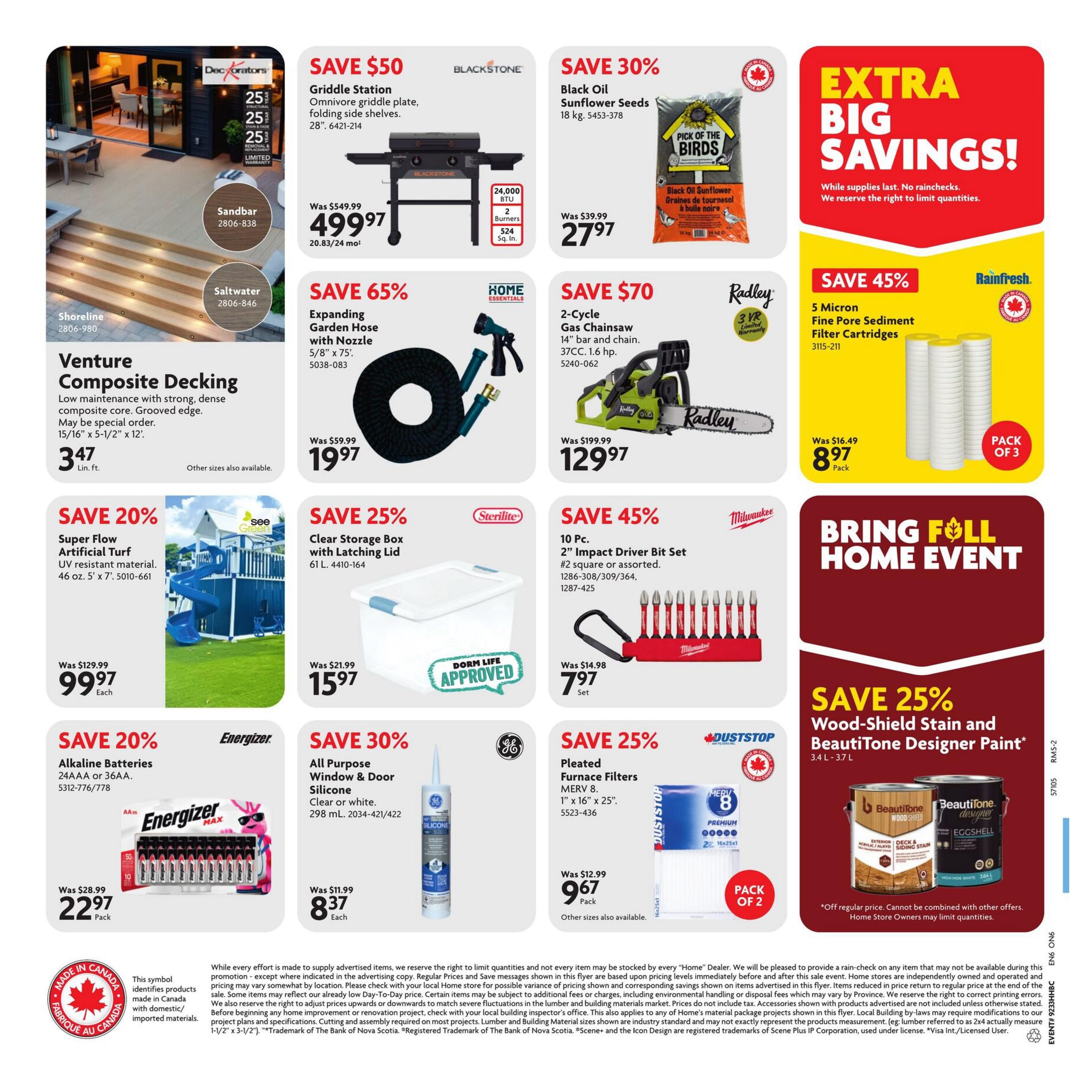 Home Hardware Building Centre (ON) Flyer August 13 to 26