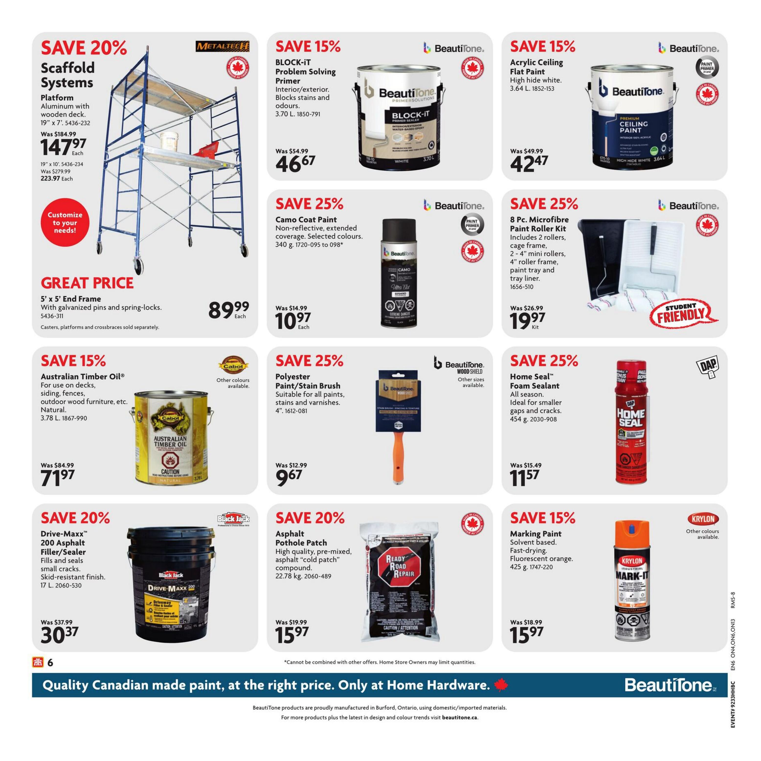 Home Hardware Building Centre (ON) Flyer August 13 to 26