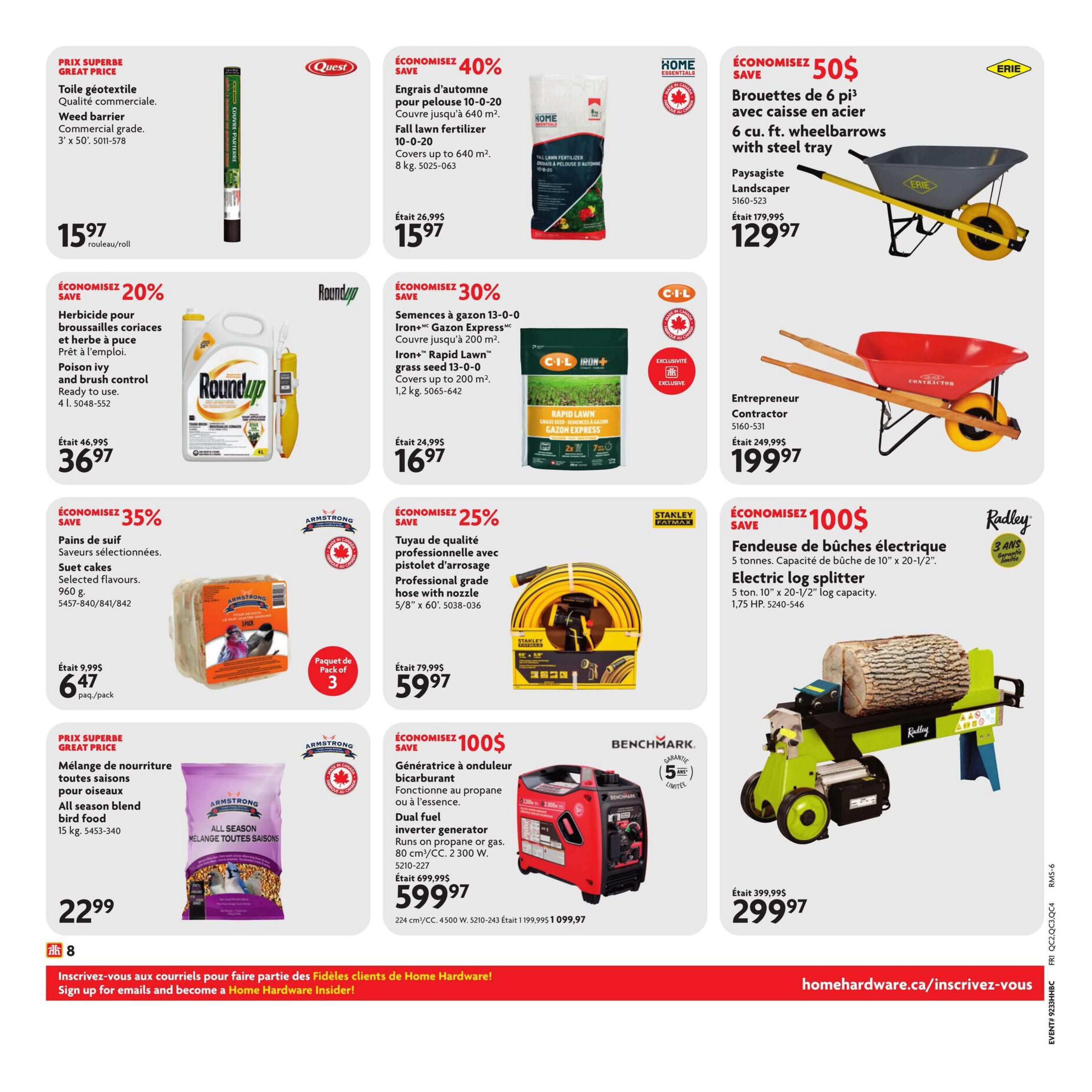 Home Hardware Building Centre (QC) Flyer August 13 to 26