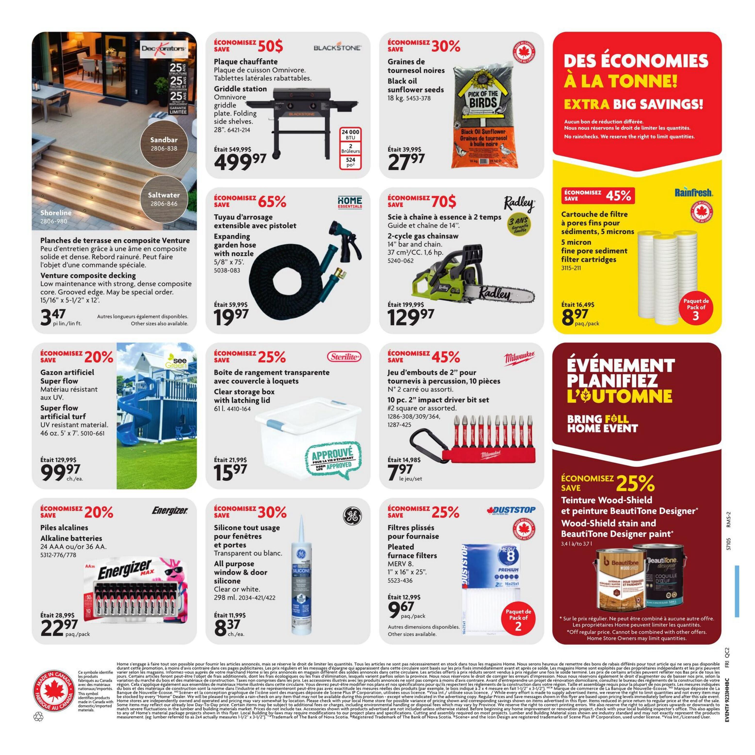 Home Hardware Building Centre (QC) Flyer August 13 to 26