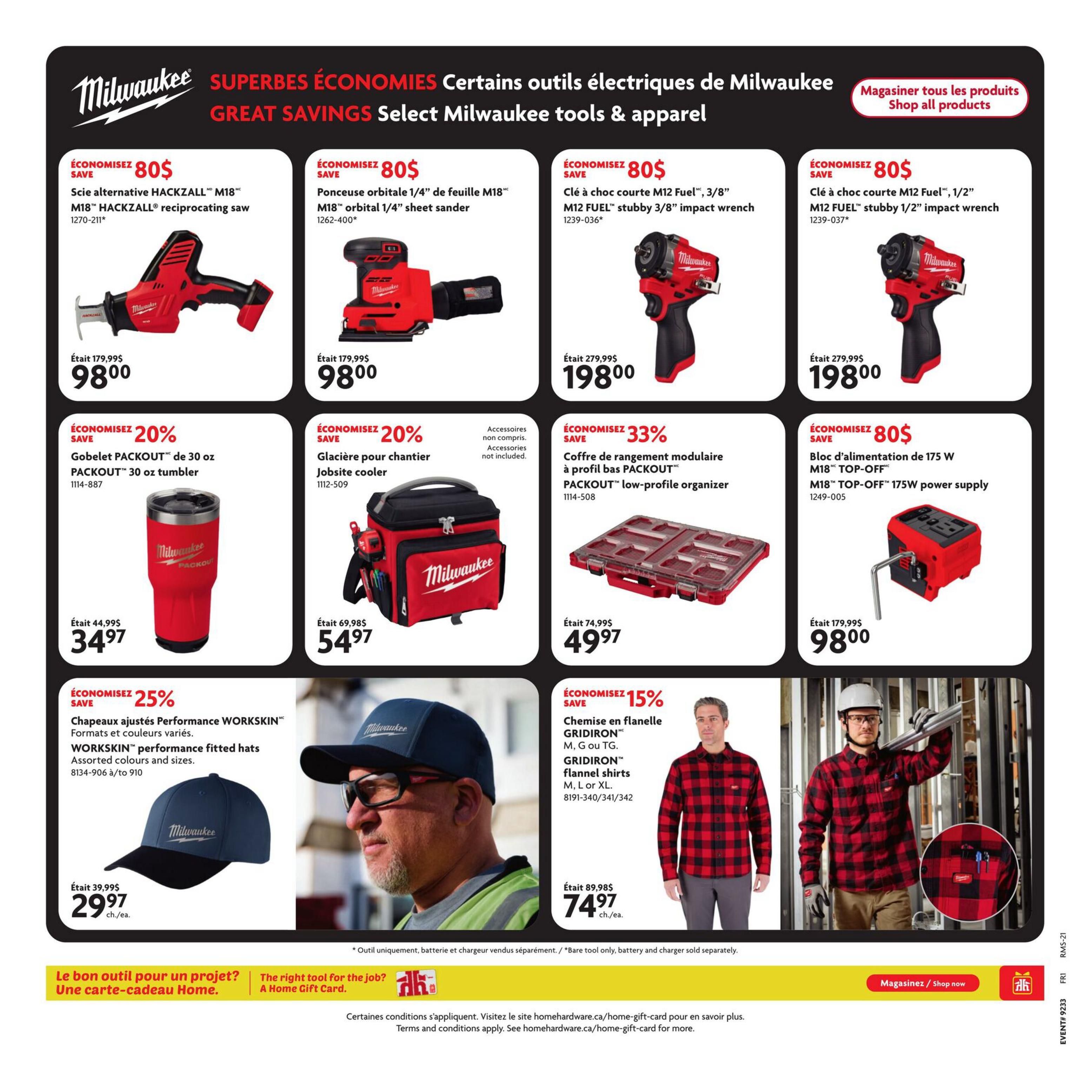 Home Hardware Building Centre (QC) Flyer August 13 to 26