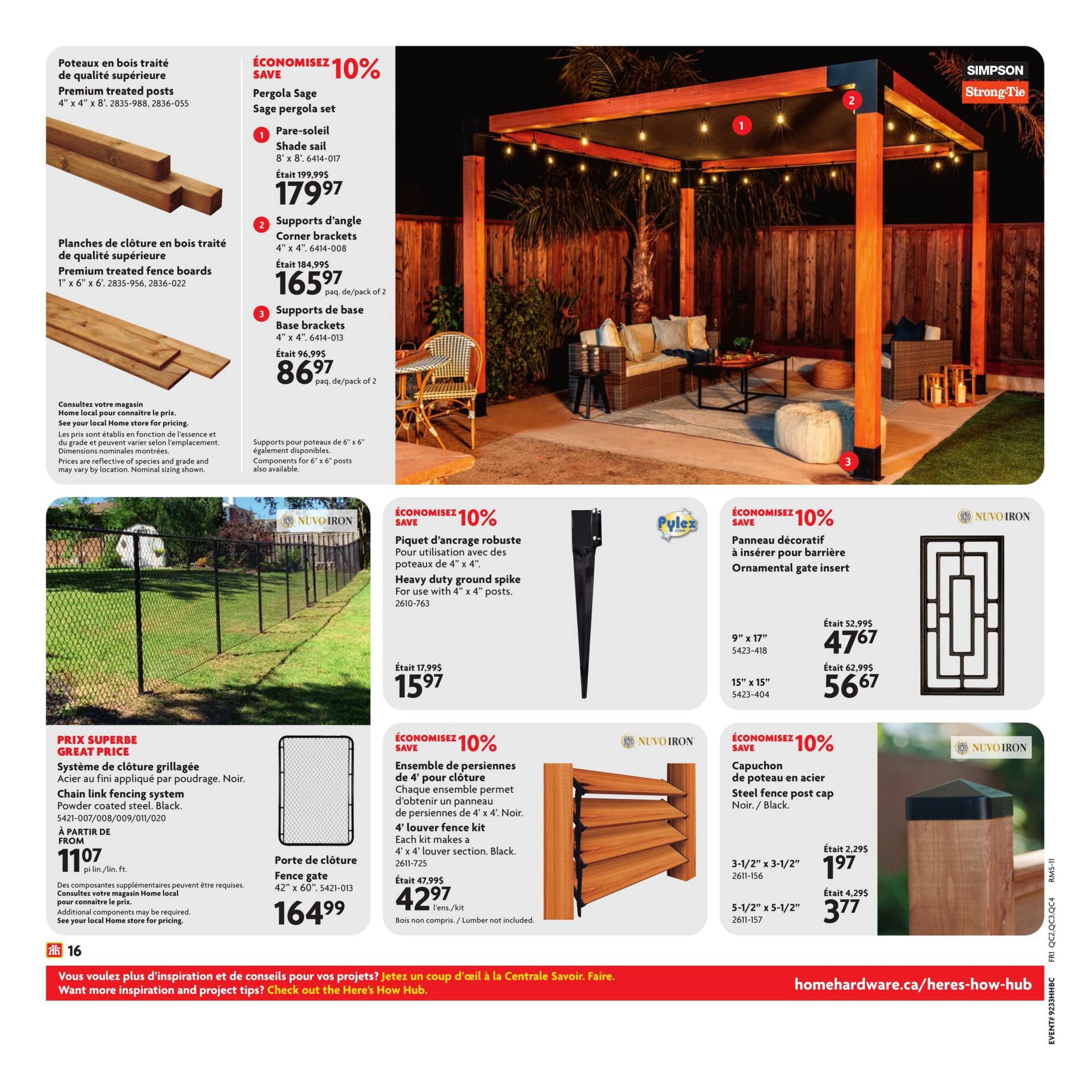 Home Hardware Building Centre (QC) Flyer August 13 to 26